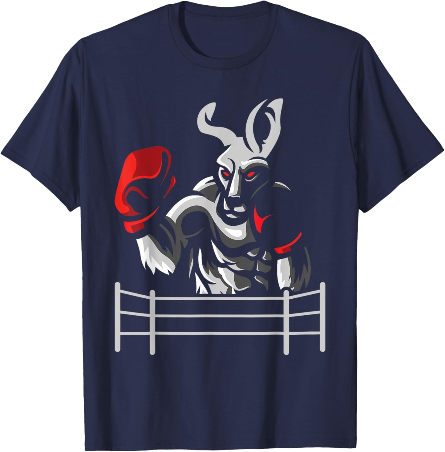 Kangaroo - Boxing Kickboxer Boxer Kickboxing Fan T-Shirt - T-Shirt | Navy