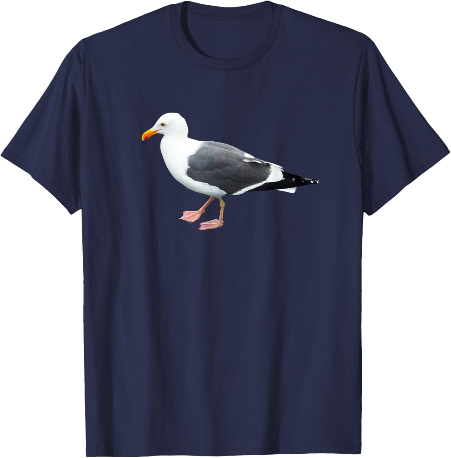 SanDi Seagull the bird from San Diego T-Shirt - T-Shirt | Navy