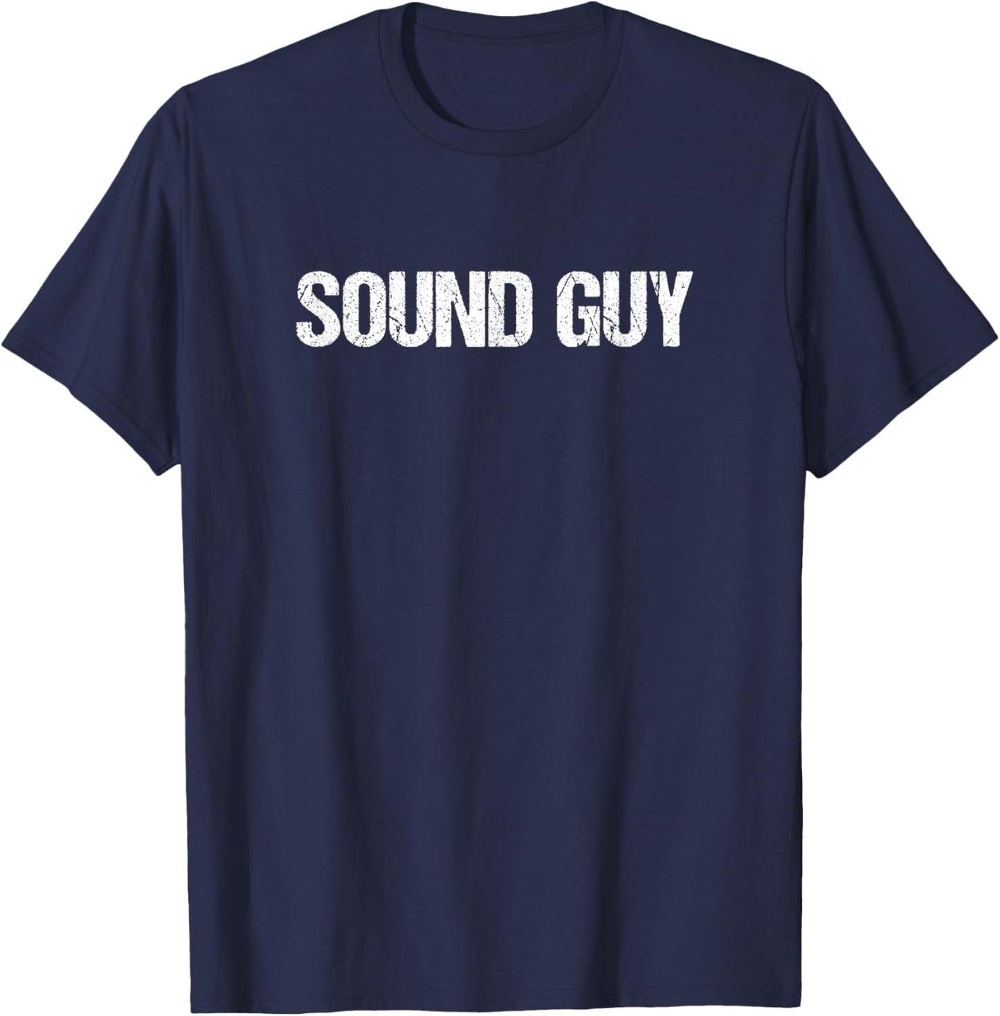 Sound Guy Simple Title T-Shirt - T-Shirt | Navy