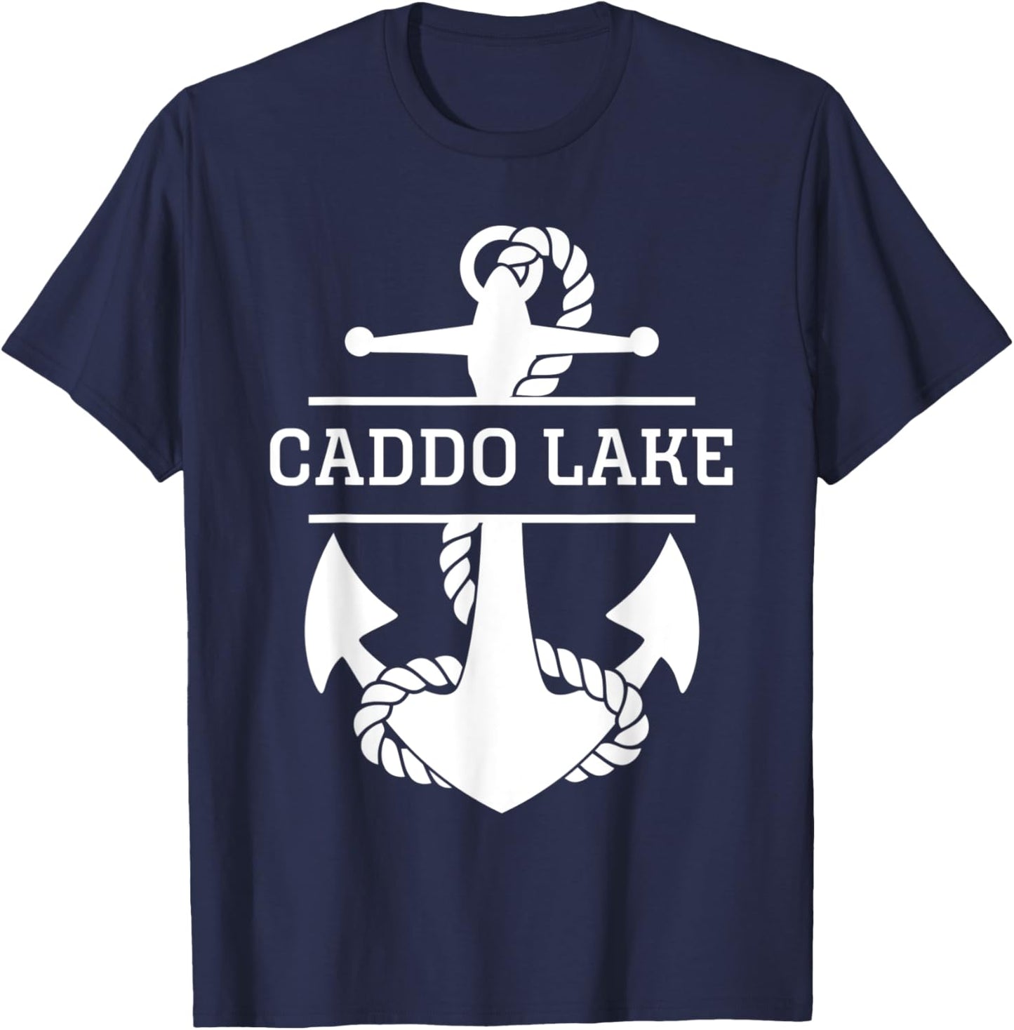 Caddo Lake Texas Louisiana USA Nautical T-Shirt - T-Shirt | Navy