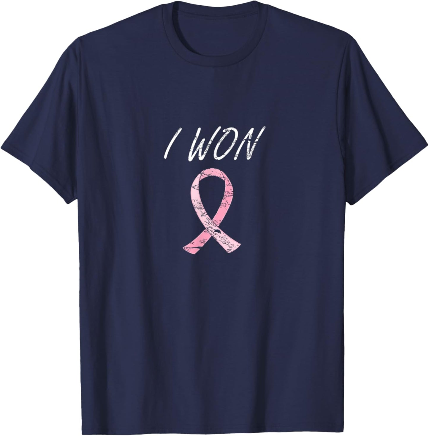 Survivor Breast Cancer Awareness Cancer Winner T-Shirt - T-Shirt | Navy