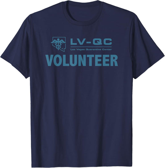 Army Of The Dead Las Vegas Quarantine Volunteer T-Shirt - T-Shirt | Navy