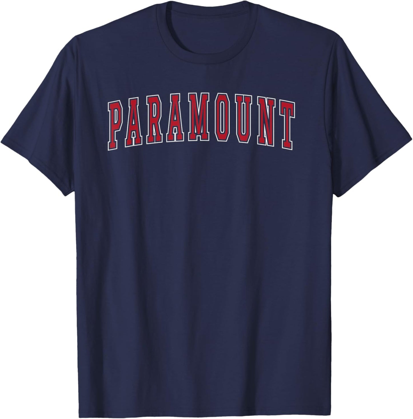 Paramount California Souvenir Vacation College Style Red T-Shirt - T-Shirt | Navy