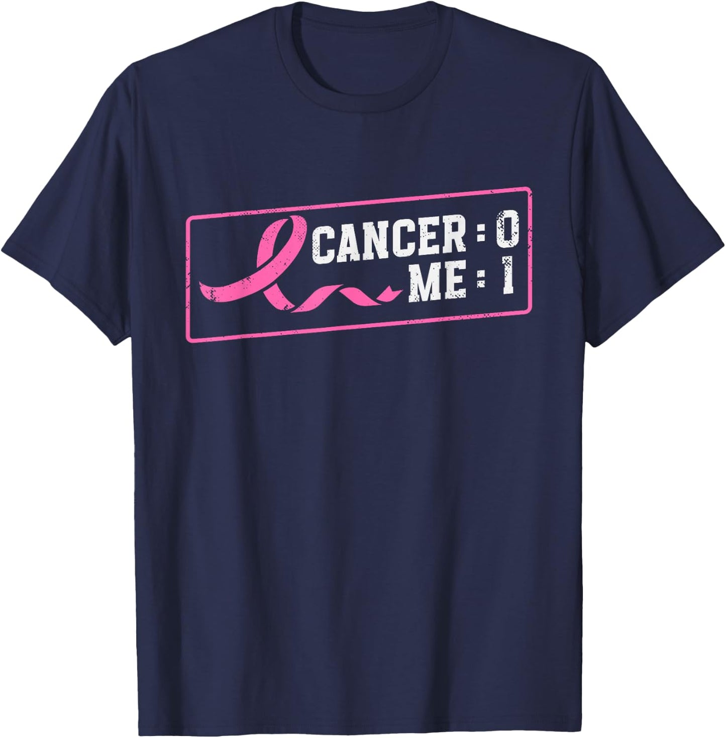 Cancer Me Win | Breast Cancer Awareness | Cancer Survivor T-Shirt - T-Shirt | Navy