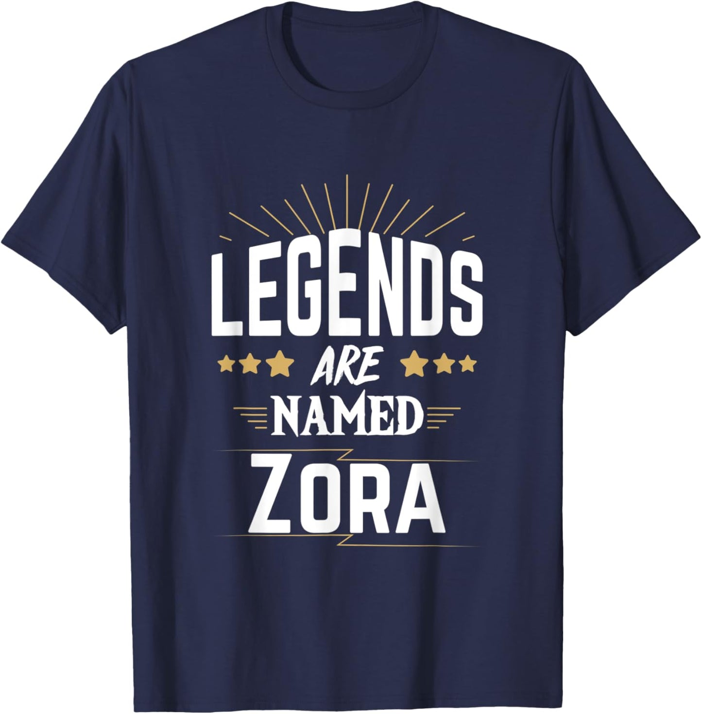 Legends Are Named Zora T-Shirt - T-Shirt | Navy