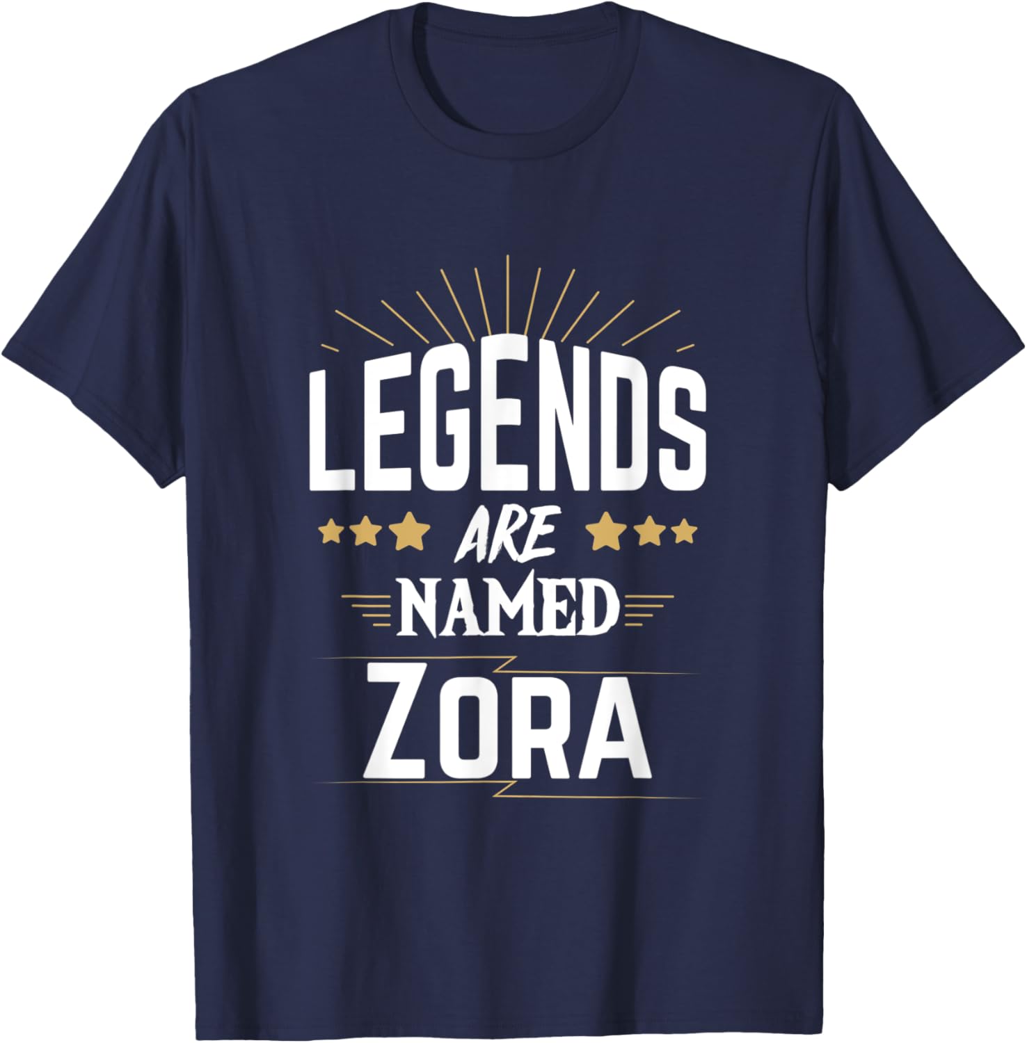Legends Are Named Zora T-Shirt - T-Shirt | Navy