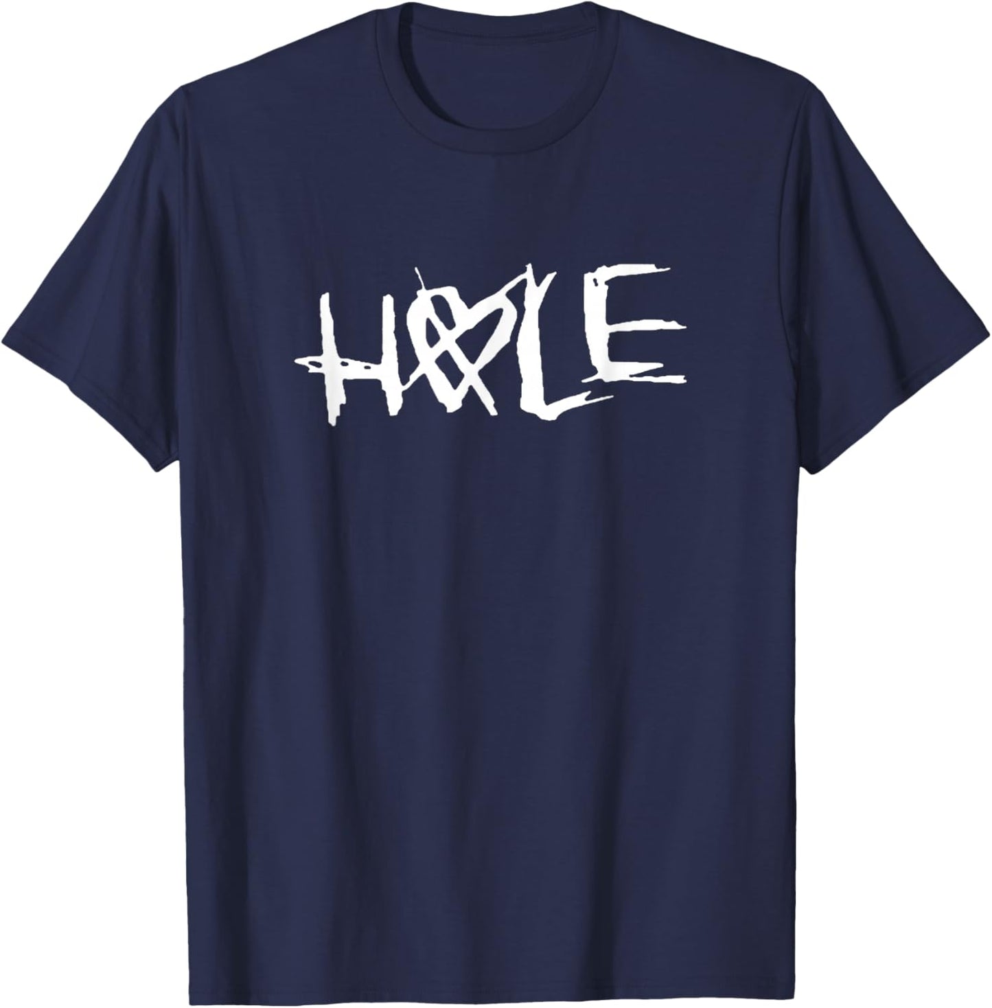Hole - Heart Logo T-Shirt - T-Shirt | Navy