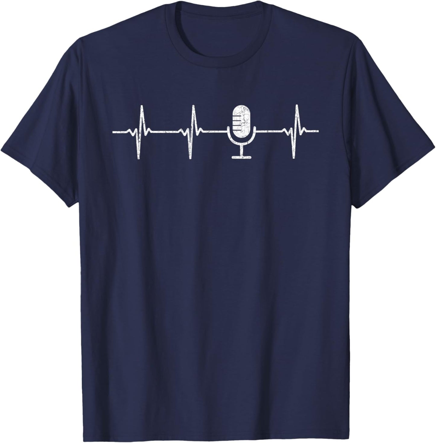 Voice Over Artist Voice Actor Acting Funny T-Shirt - T-Shirt | Navy