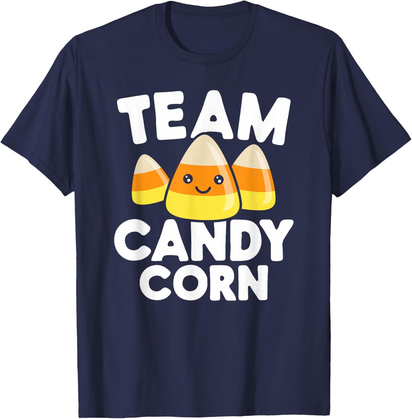 Team Candy Corn Funny Halloween T-Shirt - T-Shirt | Navy