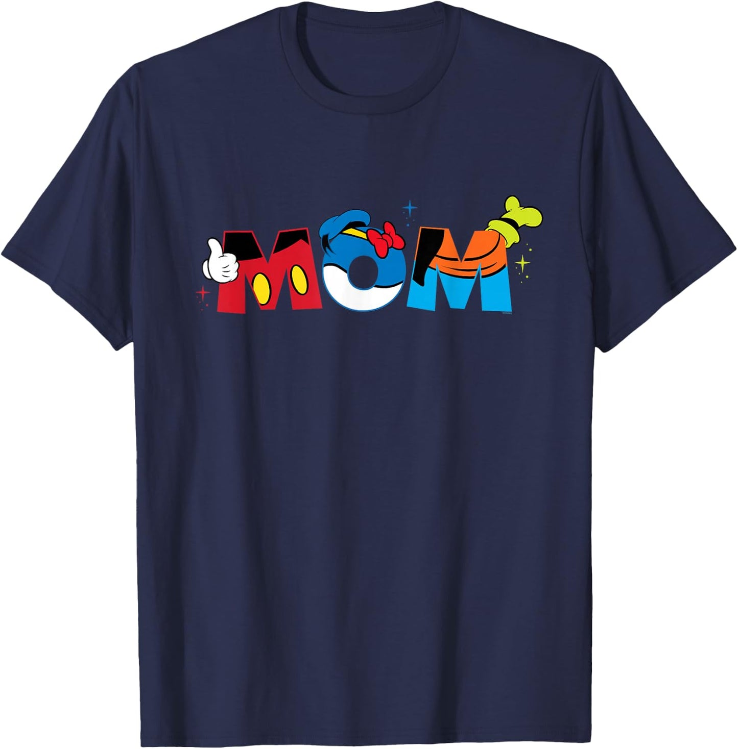 Disney Mickey Mouse and Friends Mom Mother’s Day Birthday T-Shirt - T-Shirt | Navy