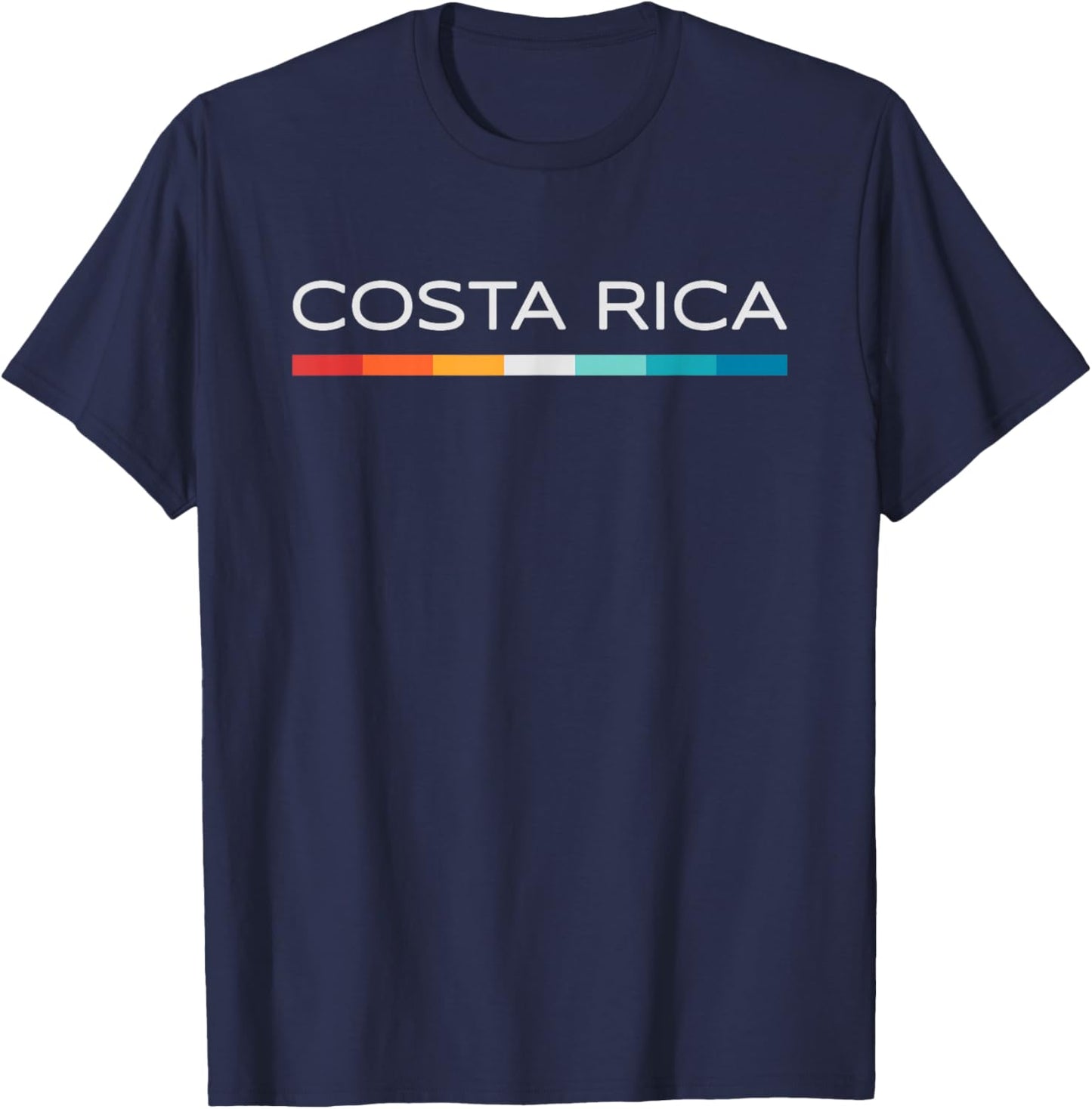 Costa Rica Retro Design T-Shirt - T-Shirt | Navy