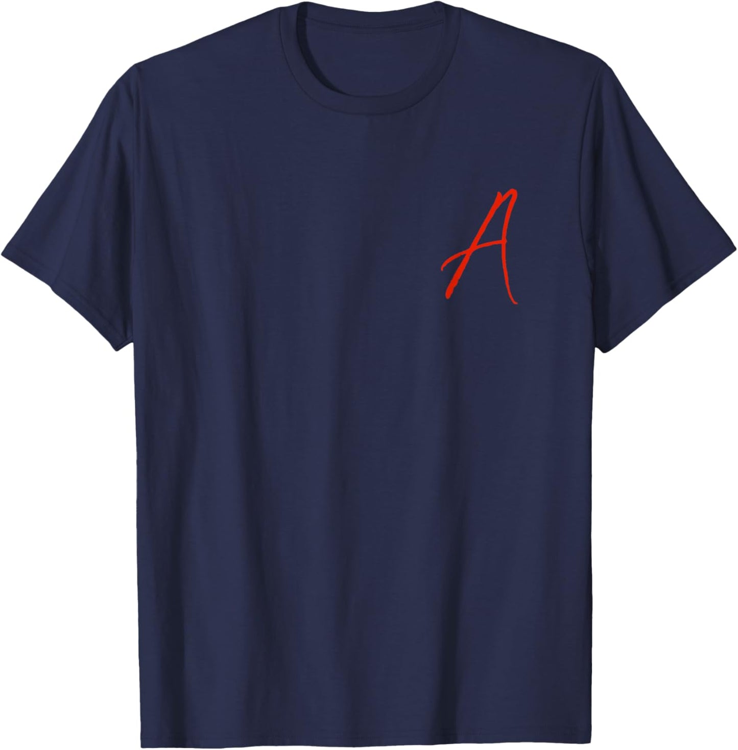 The Scarlet Letter A red T-Shirt - T-Shirt | Navy