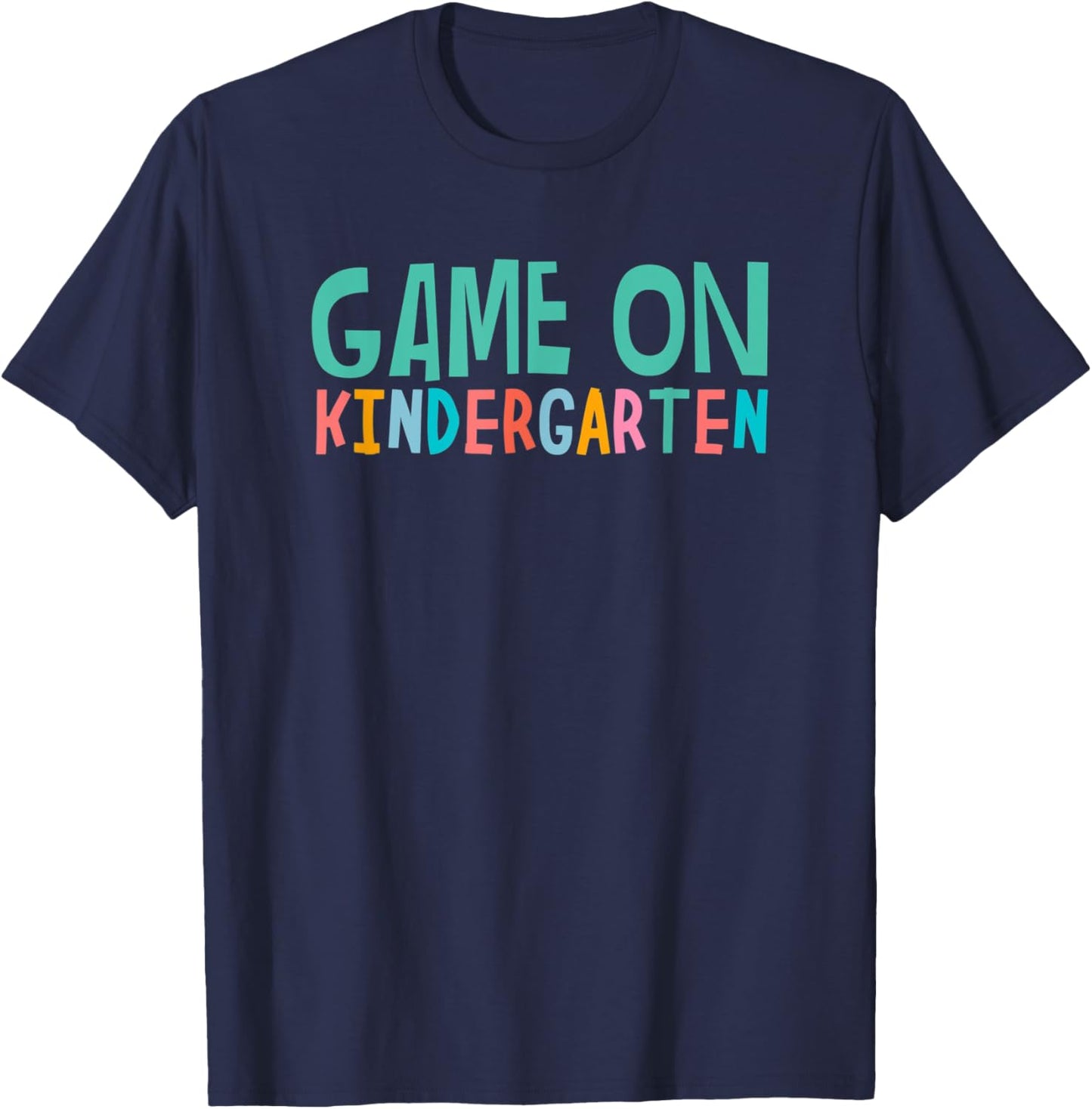 Game On Kindergarten Teacher And Students Men Women Kids T-Shirt - T-Shirt | Navy
