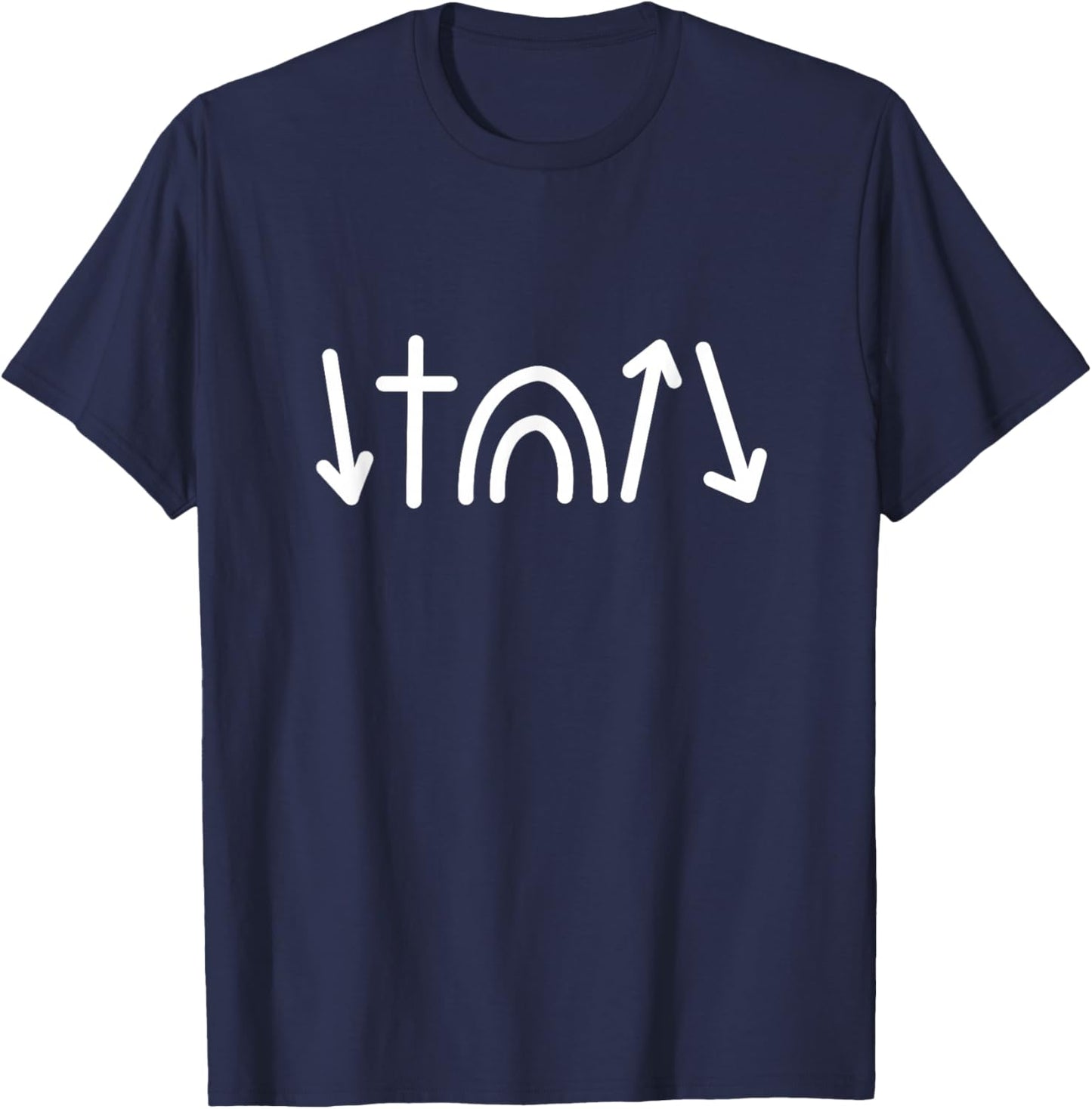 God He Came He Died He Arose He Ascended Jesus Coming Back T-Shirt - T-Shirt | Navy