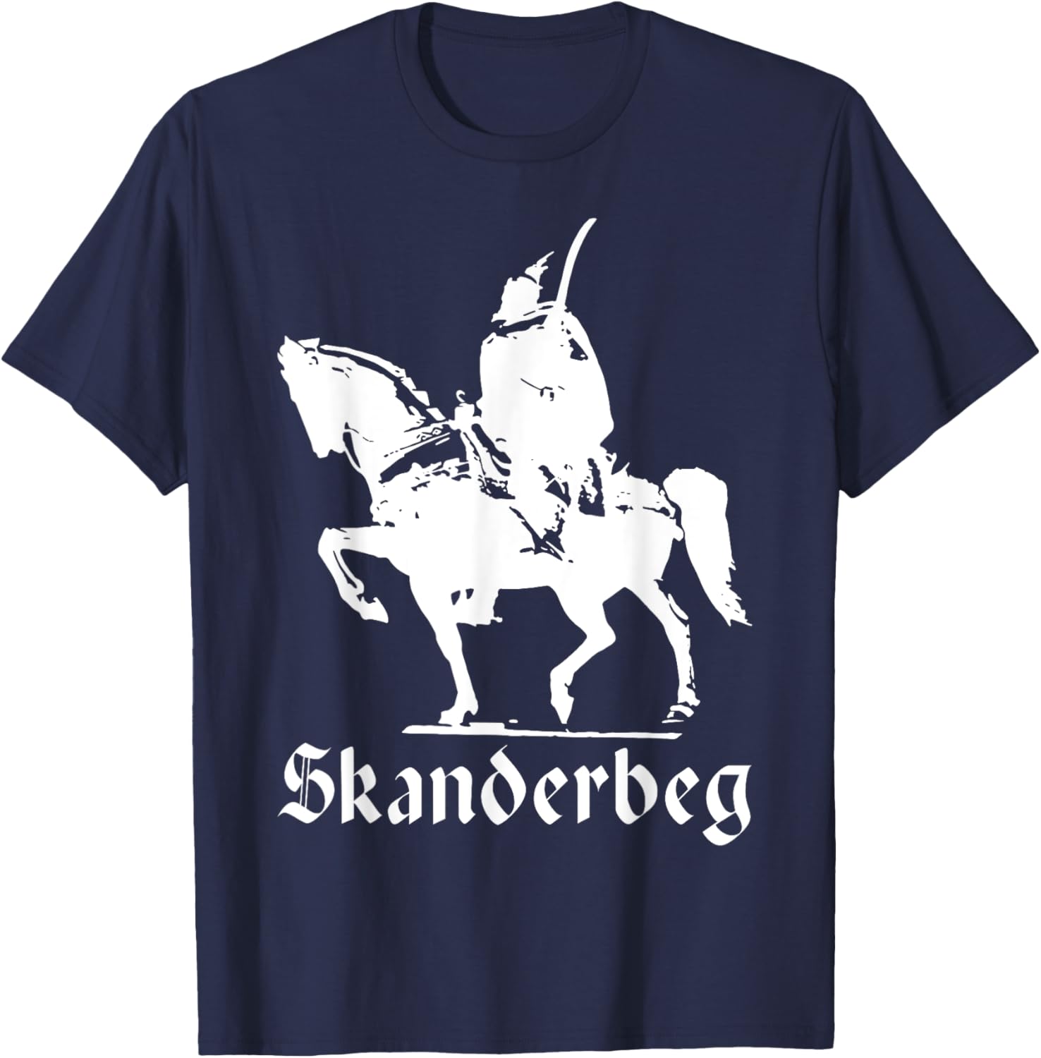 Skanderbeg Republic of Albania Shqipëria Tirana Albanian T-Shirt - T-Shirt | Navy