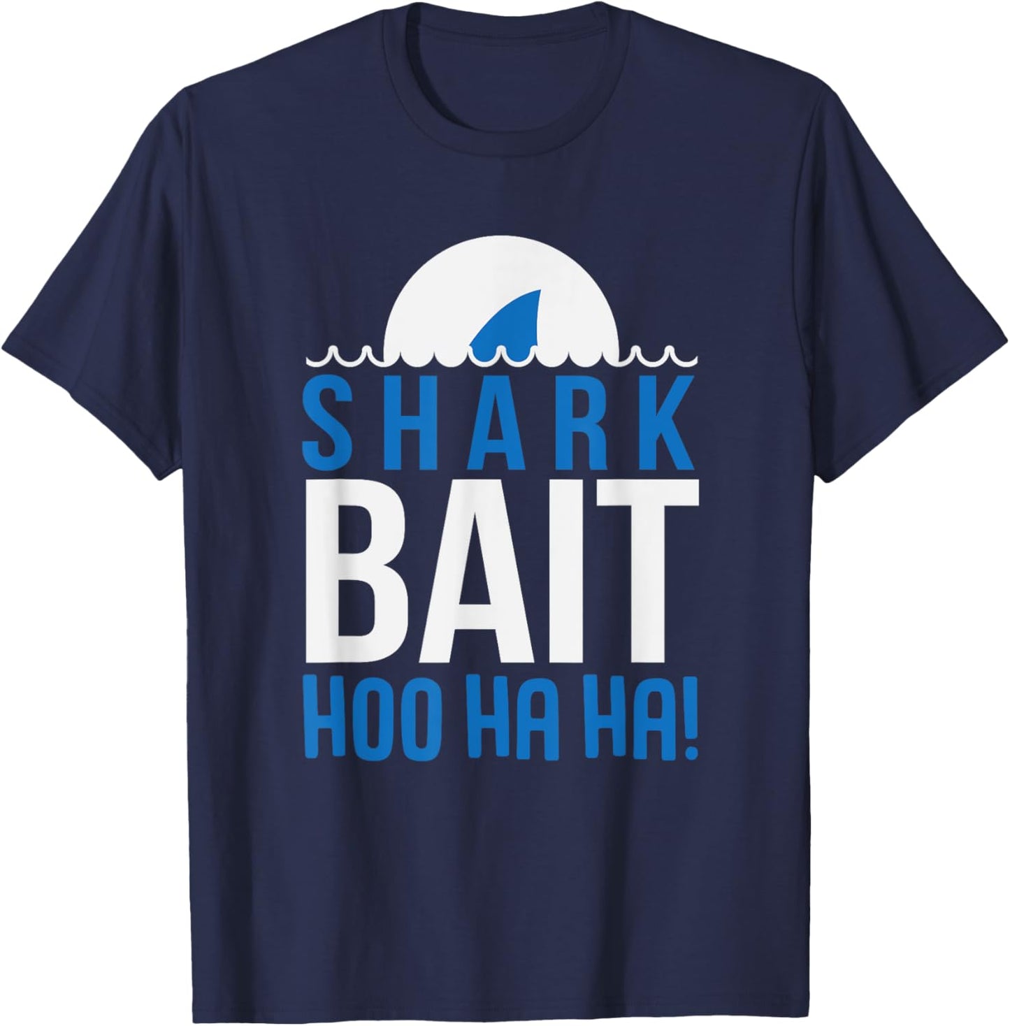 Shark Bait Funny Shark for Kids T-Shirt - T-Shirt | Navy