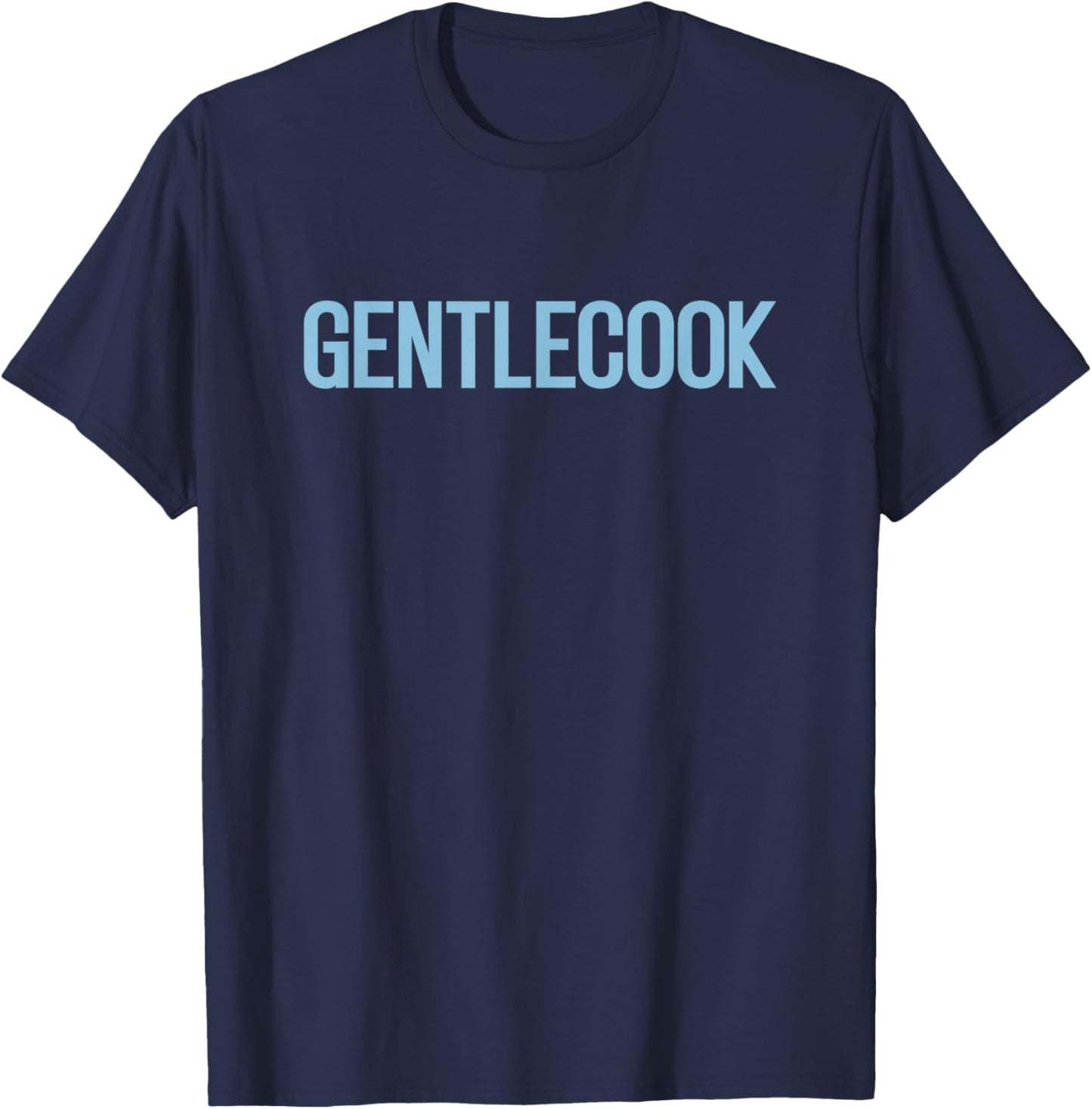 Gentlecook Men's Black Cotton Polyester Modern Classic T-Shirt - T-Shirt | Navy