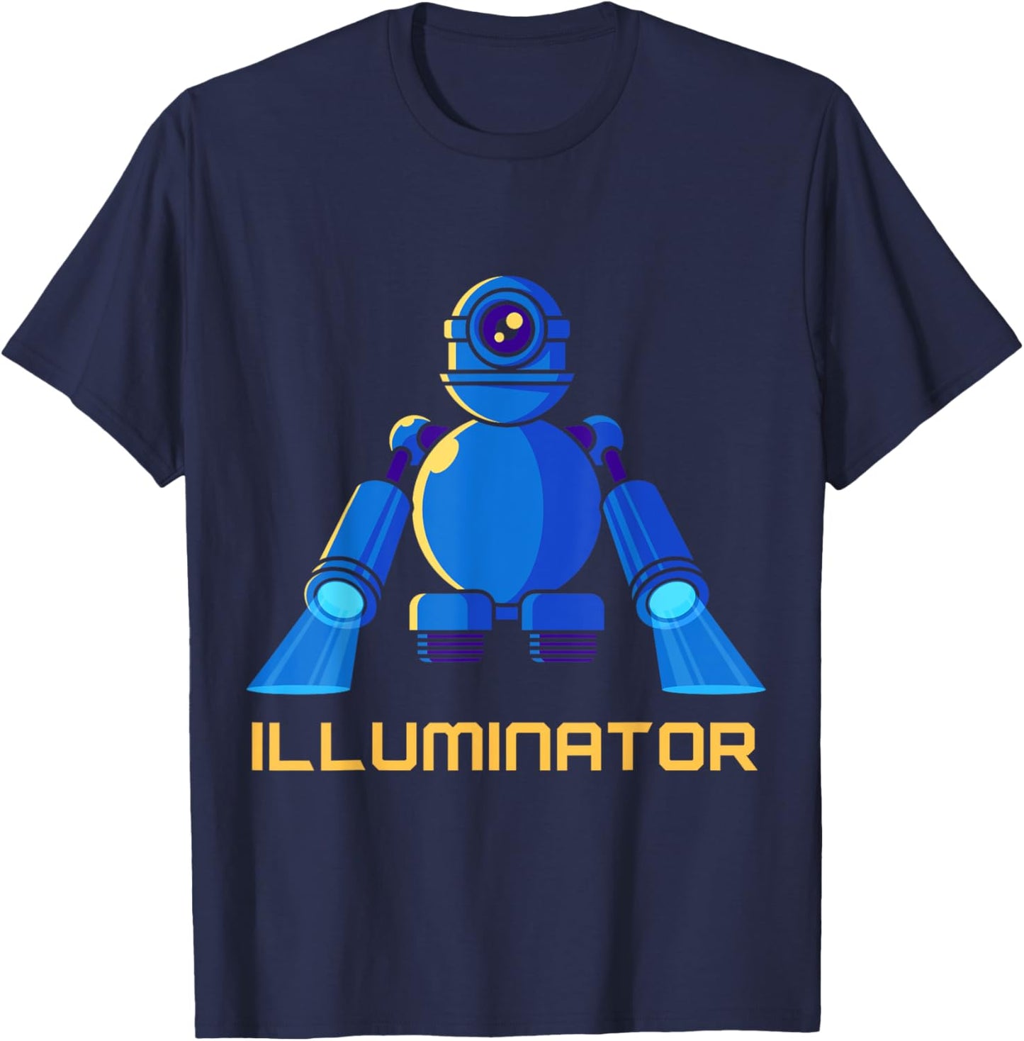 ILLUMINATOR MOVING LIGHT Theatre Lighting Technician Stage T-Shirt - T-Shirt | Navy