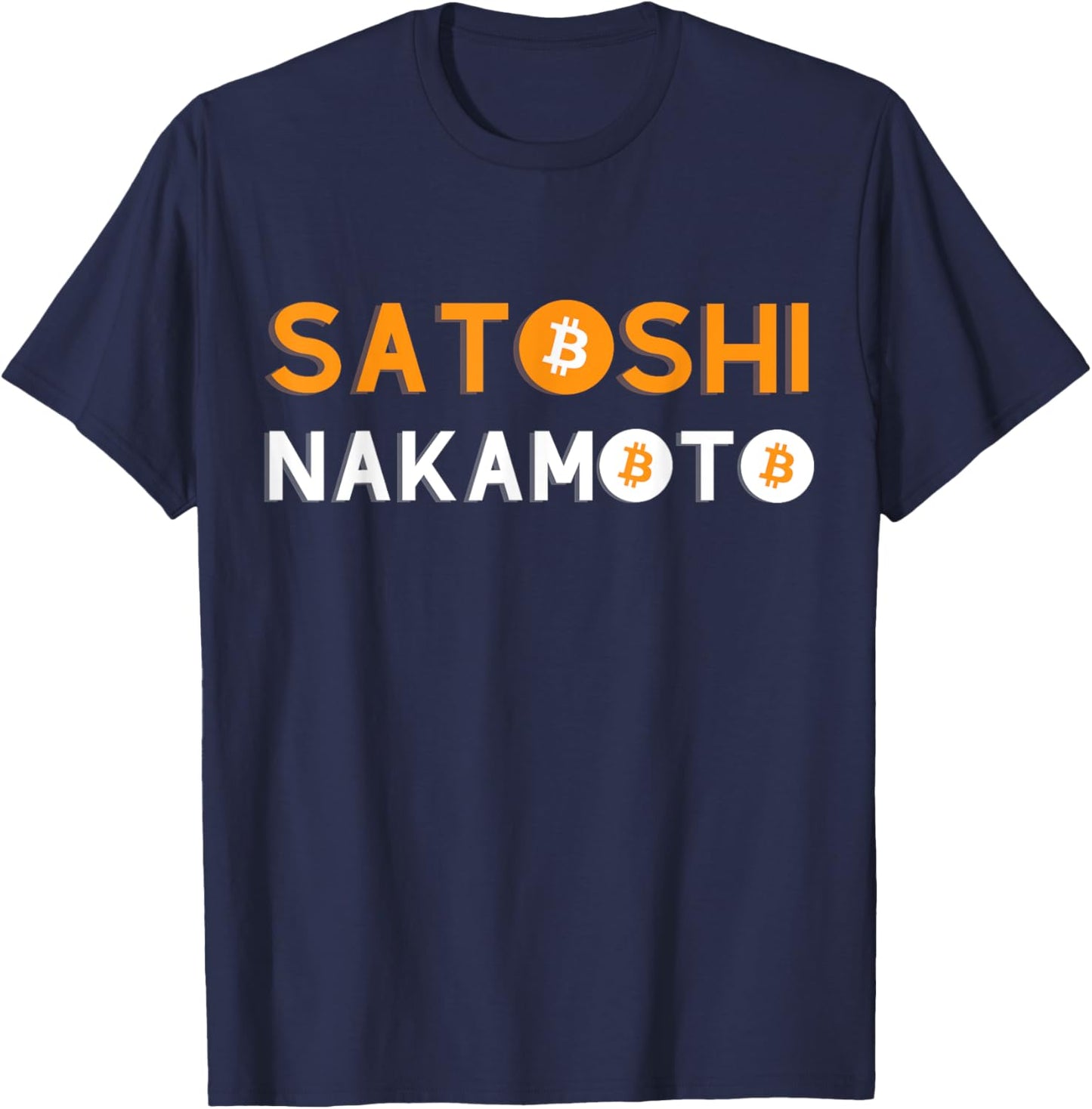 Satoshi Nakamoto Crypto Bitcoin Maximalist Maximalism T-Shirt - T-Shirt | Navy