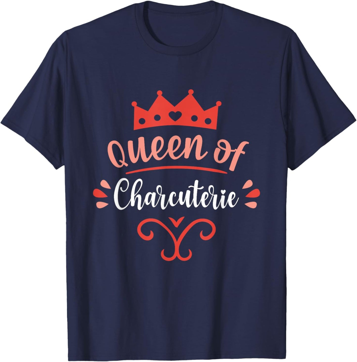 Queen Of Charcuterie T-Shirt - T-Shirt | Navy