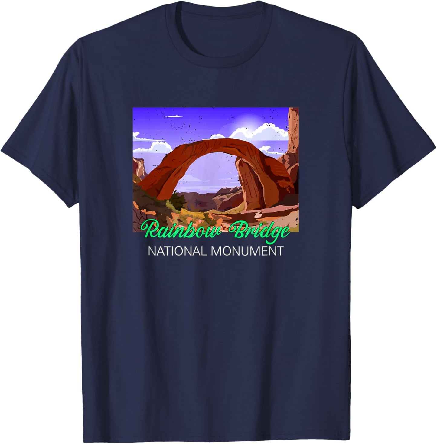 Rainbow Bridge National Monument T-Shirt - T-Shirt | Navy