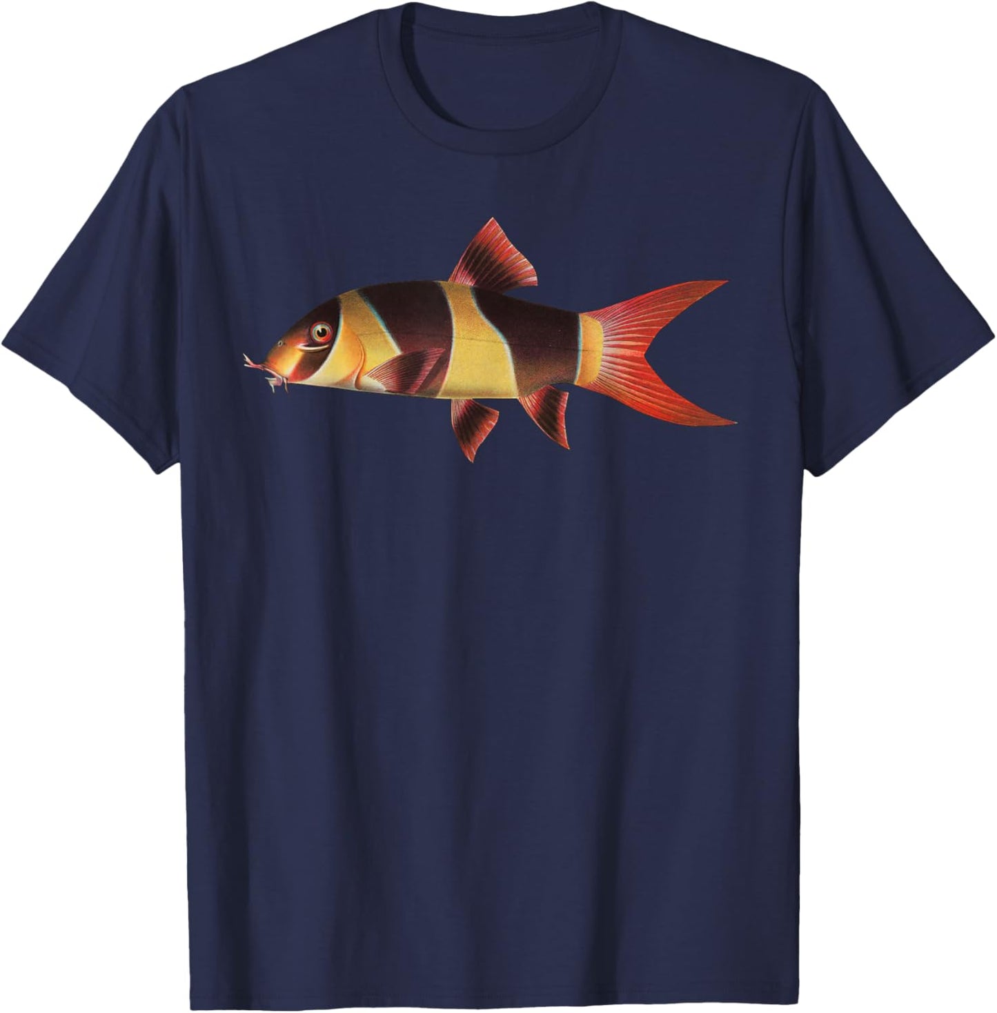 Clown Loach Botia Chromobotia Aquarist T-Shirt - T-Shirt | Navy