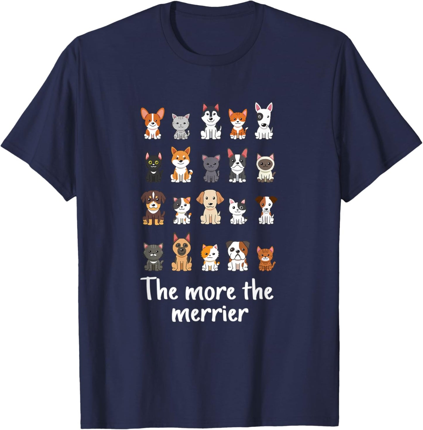 Rescue Animal Rescue Dog Cat Foster Cat Mom Foster Dog Dad Men Women Kids T-Shirt - T-Shirt | Navy