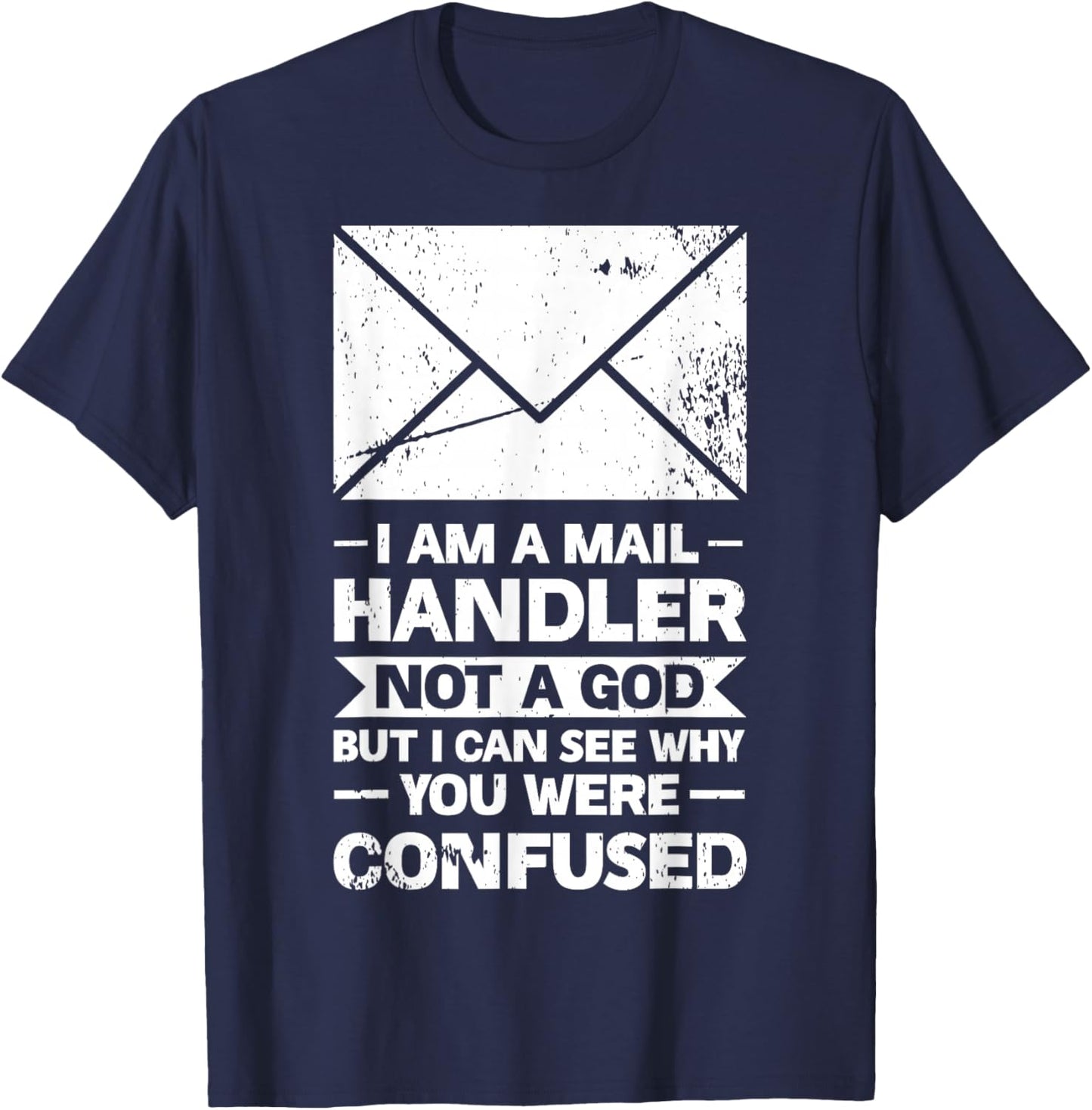 Mail Handler Job Colleague And Coworker Two T-Shirt - T-Shirt | Navy