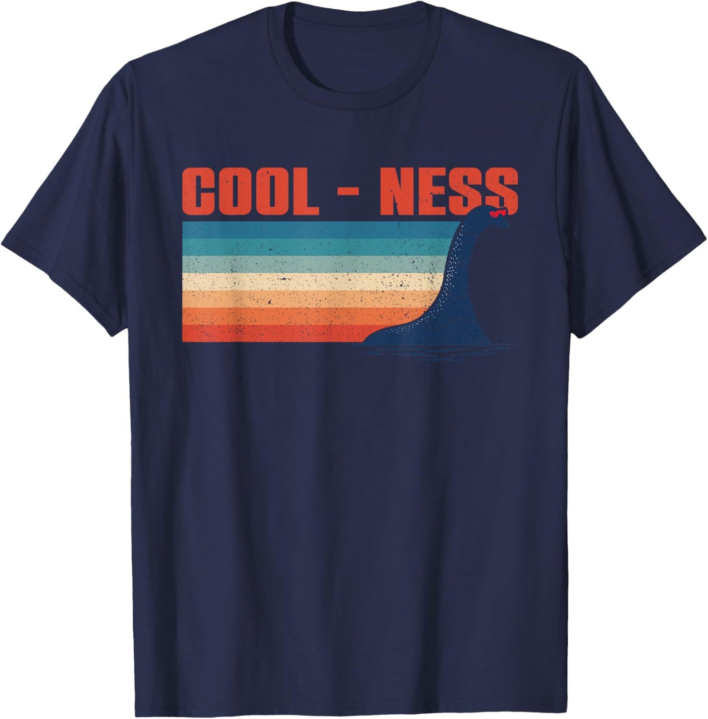 Cool - Ness - Funny Nessie Loch Ness Monster T-Shirt - T-Shirt | Navy