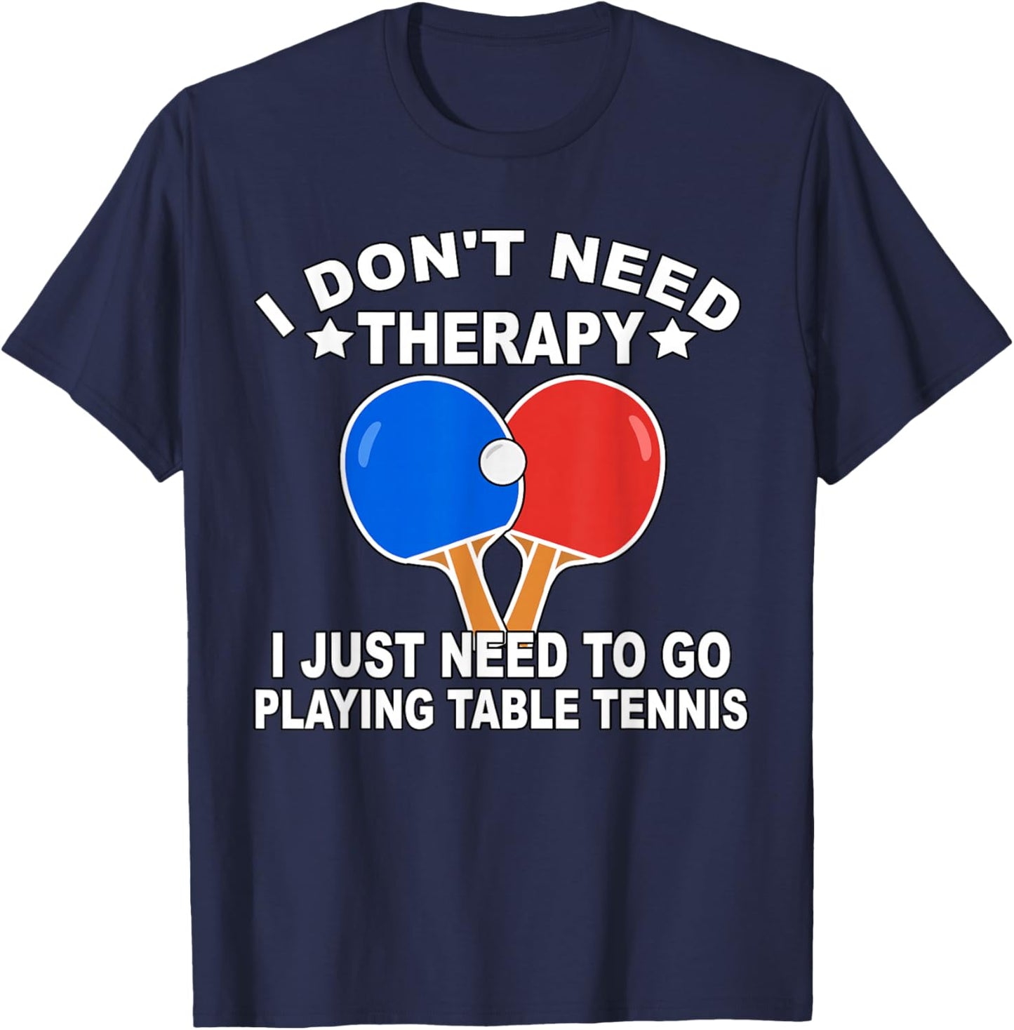 Table Tennis Player Ping Pong Table Tennis T-Shirt - T-Shirt | Navy