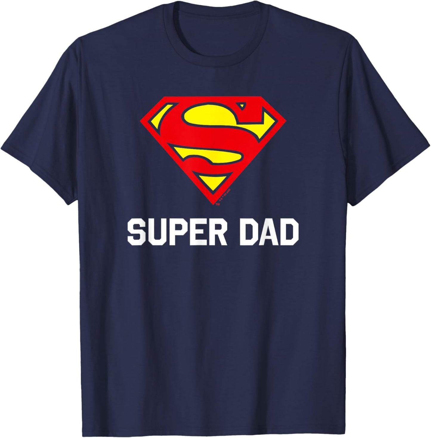 DC Comics Superman Father's Day Super Dad Logo T-Shirt - T-Shirt | Navy