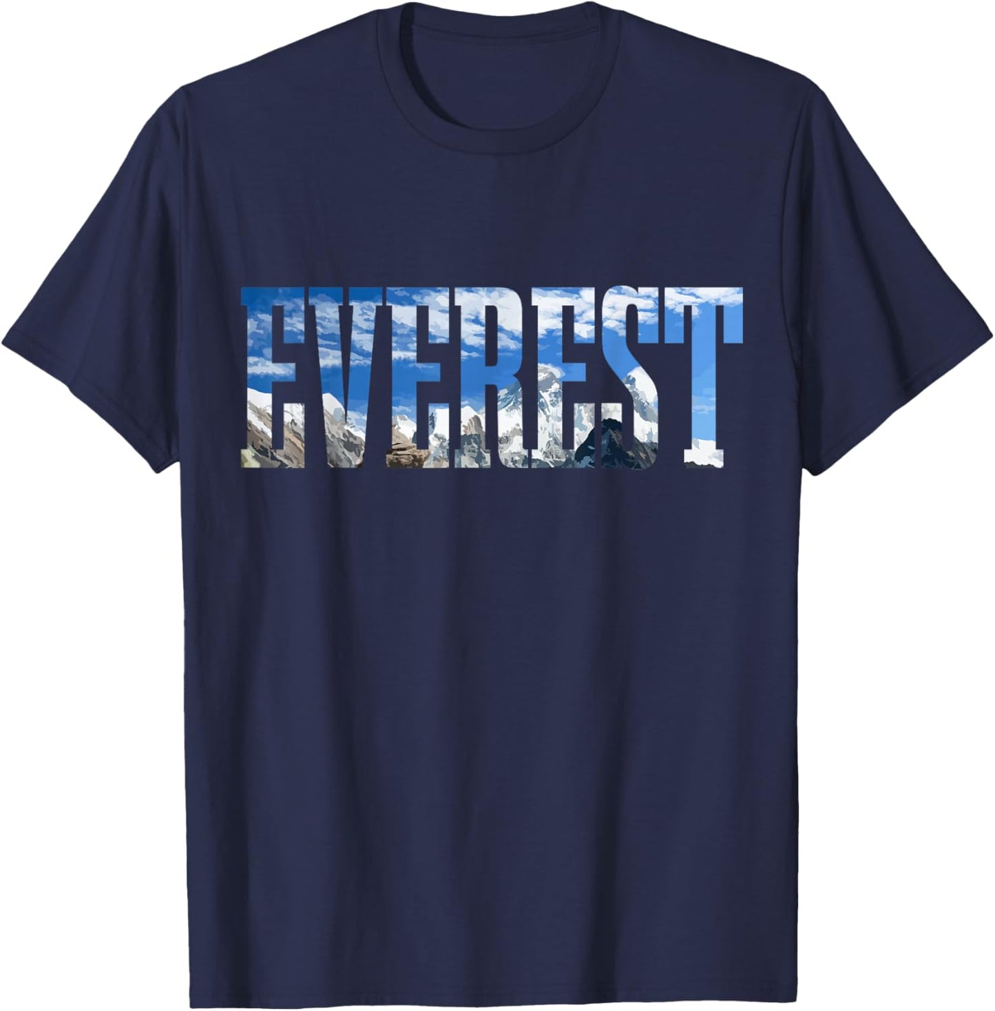 Mount Everest Expidition Mt Mountaineers T-Shirt - T-Shirt | Navy