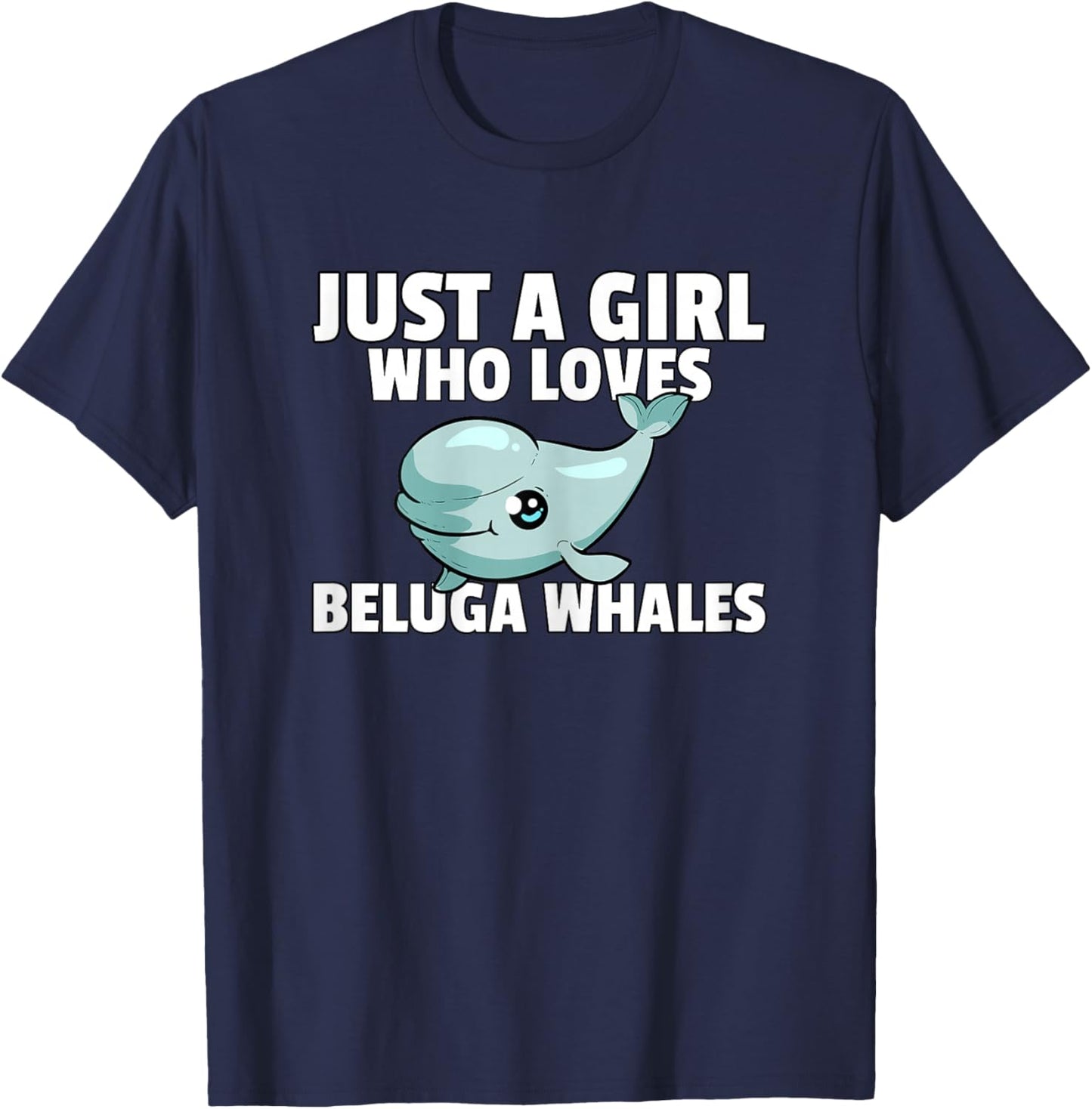 Beluga Whale Baby Beluga Costume T-Shirt - T-Shirt | Navy