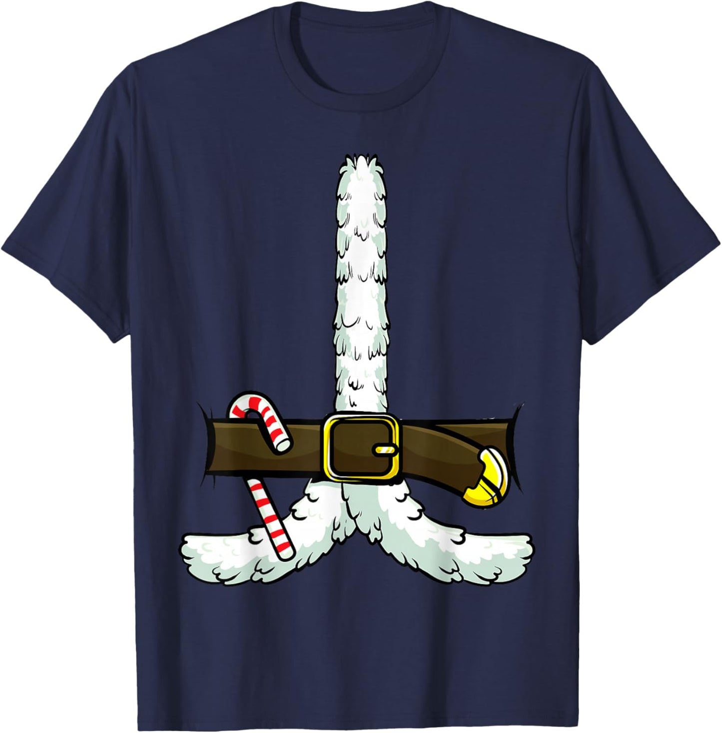 Santa Claus Costume Novelty Christmas Matching Men Women Kid T-Shirt - T-Shirt | Navy
