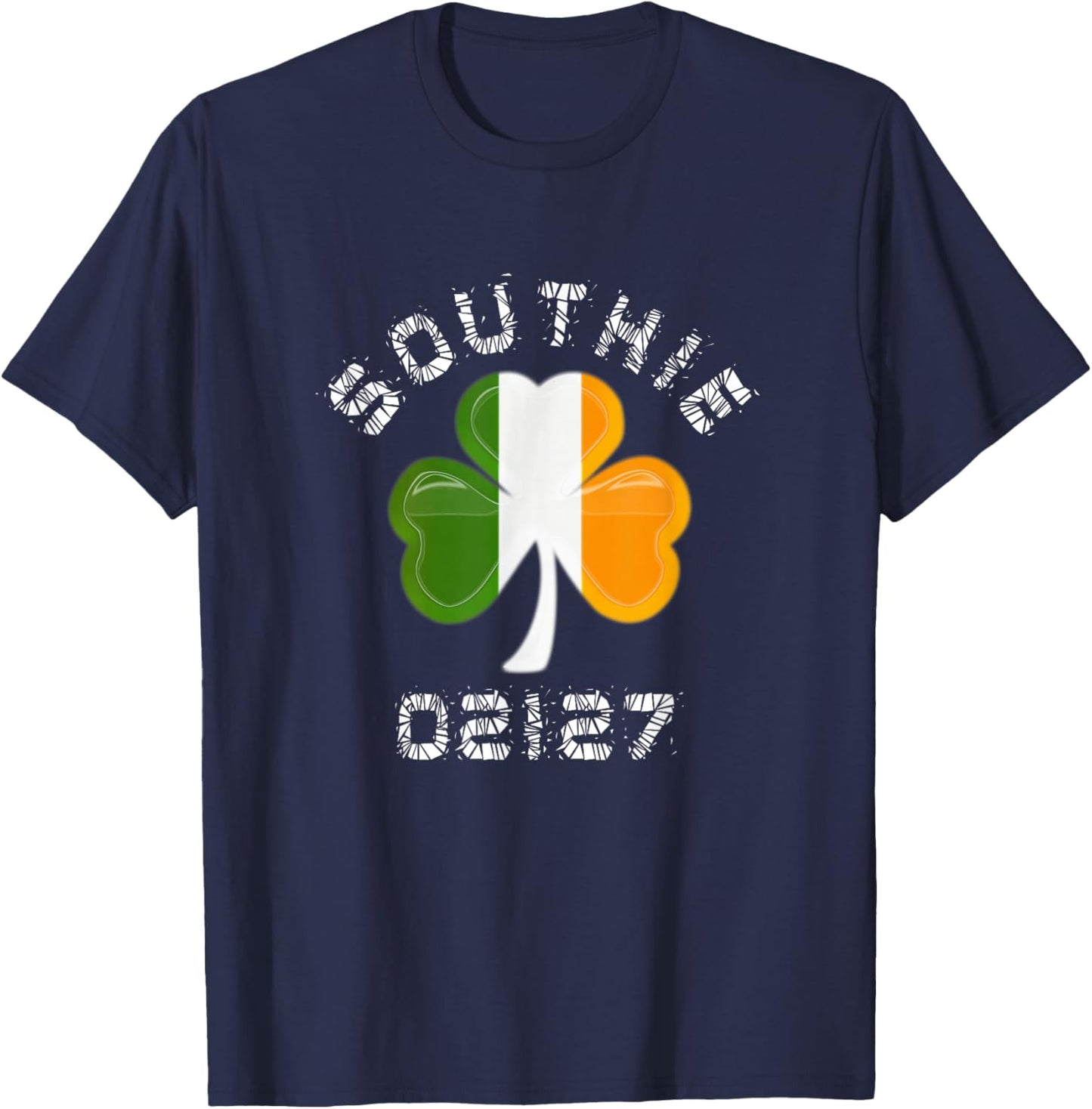 Southie - Irish - 02127 T-Shirt - T-Shirt | Navy