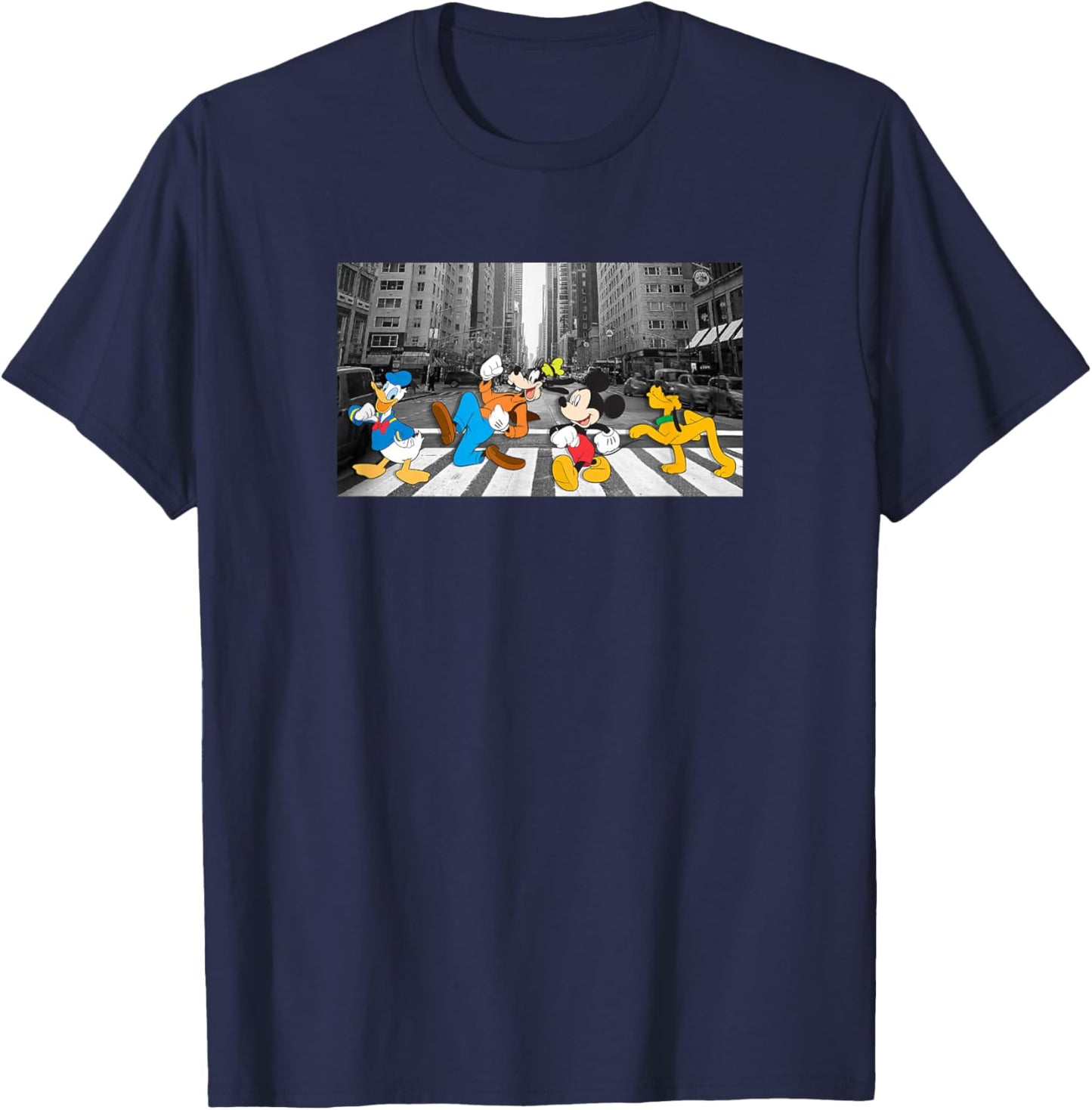 Disney - Mickey & Friends Crossing T-Shirt - T-Shirt | Navy