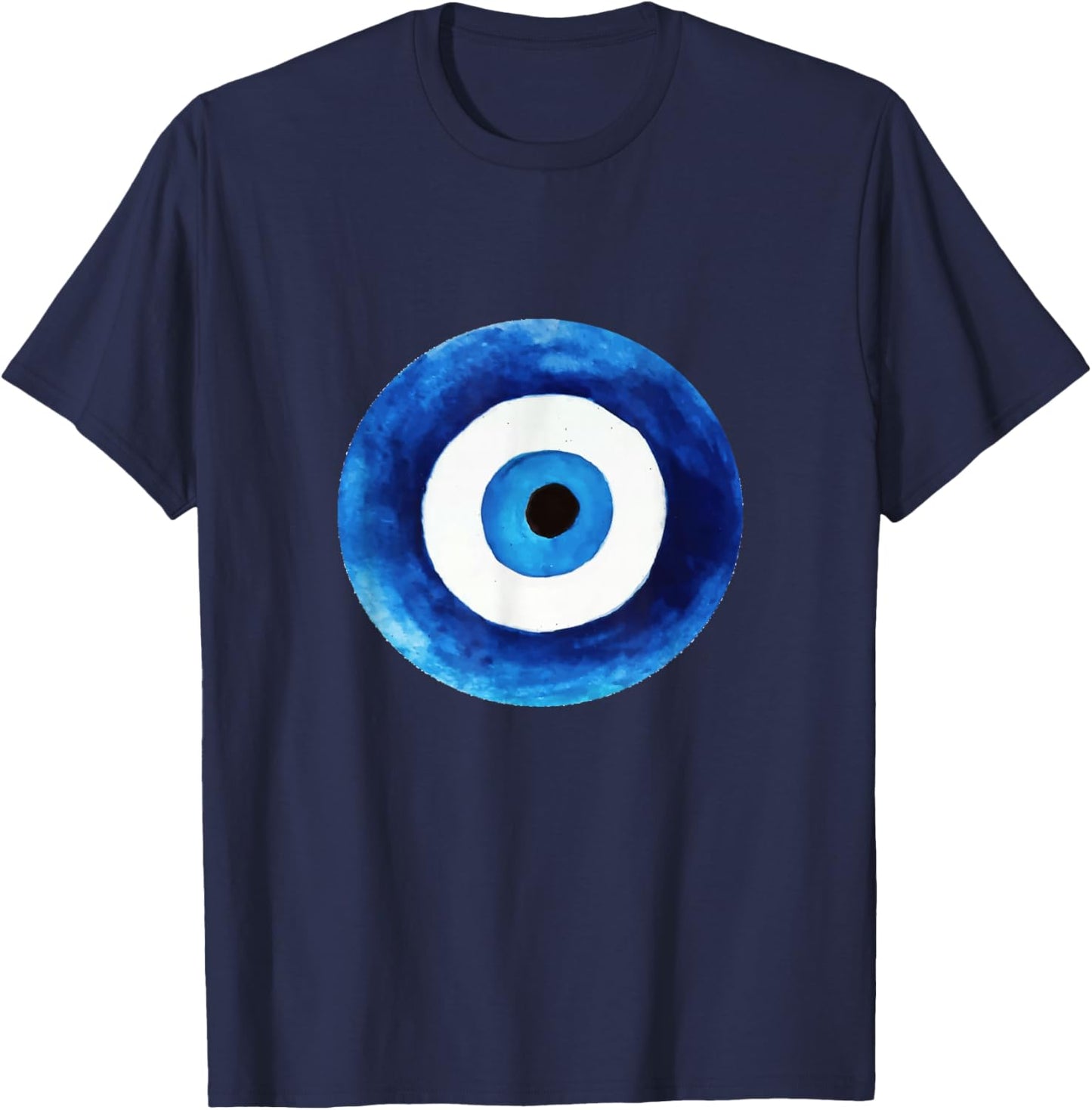 Nazar Mati Evil Eye Curse Protection Seeing Eyes Evil Eye T-Shirt - T-Shirt | Navy