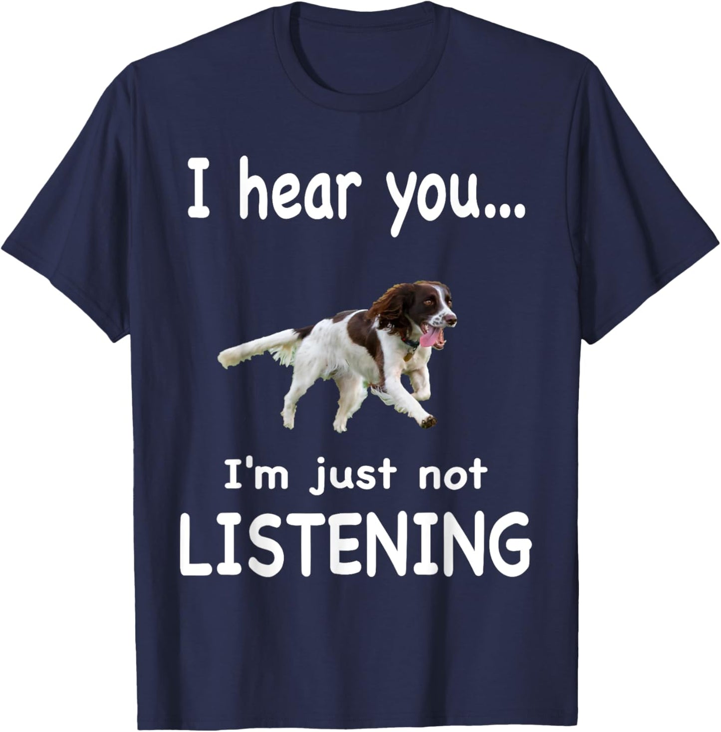 English Springer Spaniel Dog - English Springer Spaniel Women T-Shirt - T-Shirt | Navy