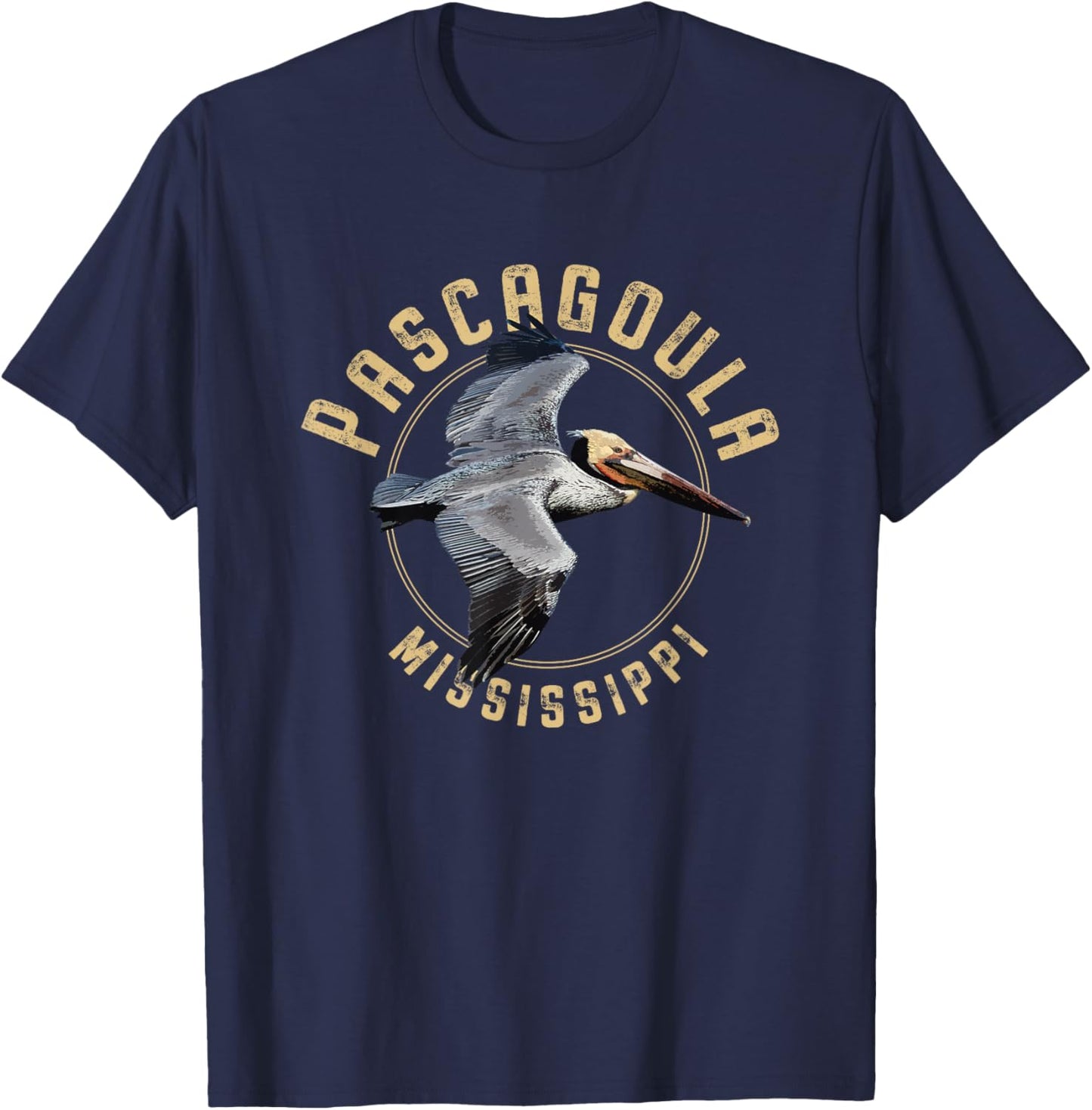 Pascagoula Mississippi T-Shirt - T-Shirt | Navy