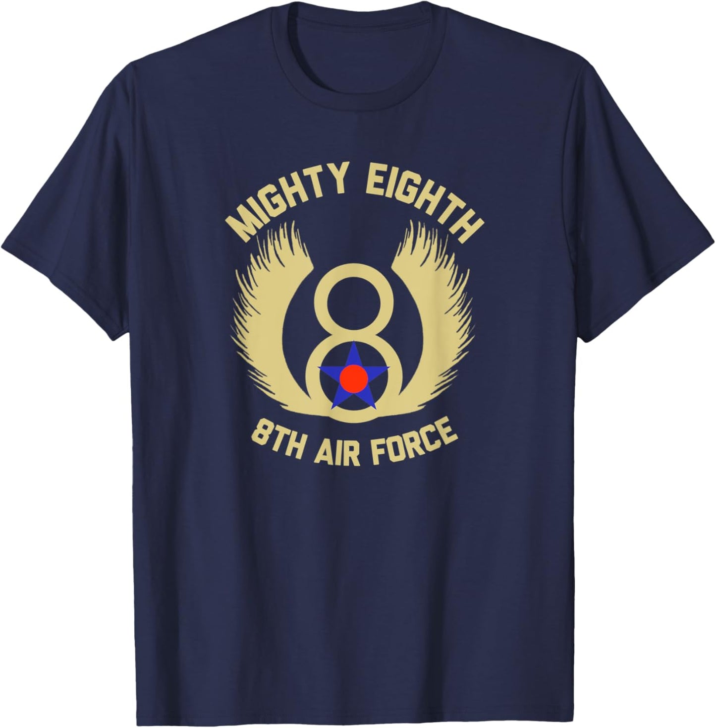 Mighty 8th Eighth Air Force Bomber Group T-Shirt - T-Shirt | Navy