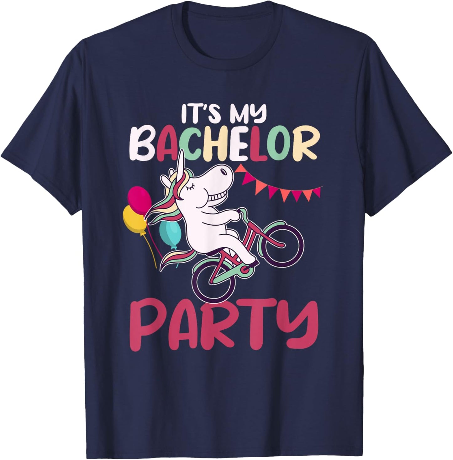 It's My Bachelor Party For Groom Naughty Funny Men T-Shirt - T-Shirt | Navy