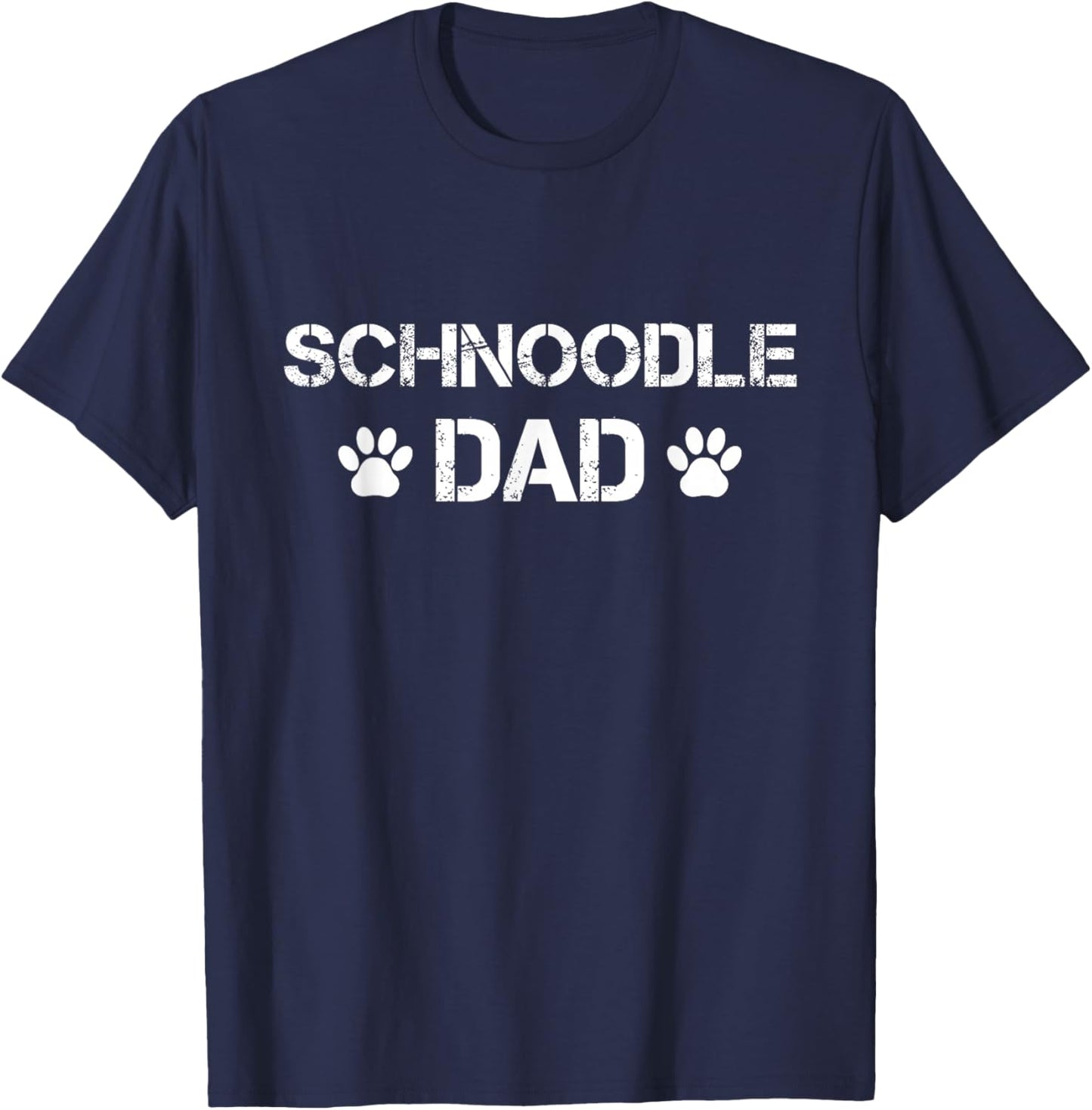 Schnoodle Dad Schnoodle Dog T-Shirt - T-Shirt | Navy