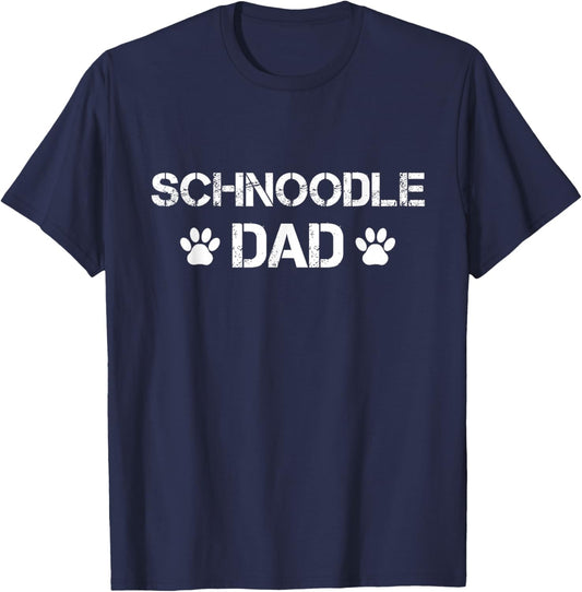 Schnoodle Dad Schnoodle Dog T-Shirt - T-Shirt | Navy
