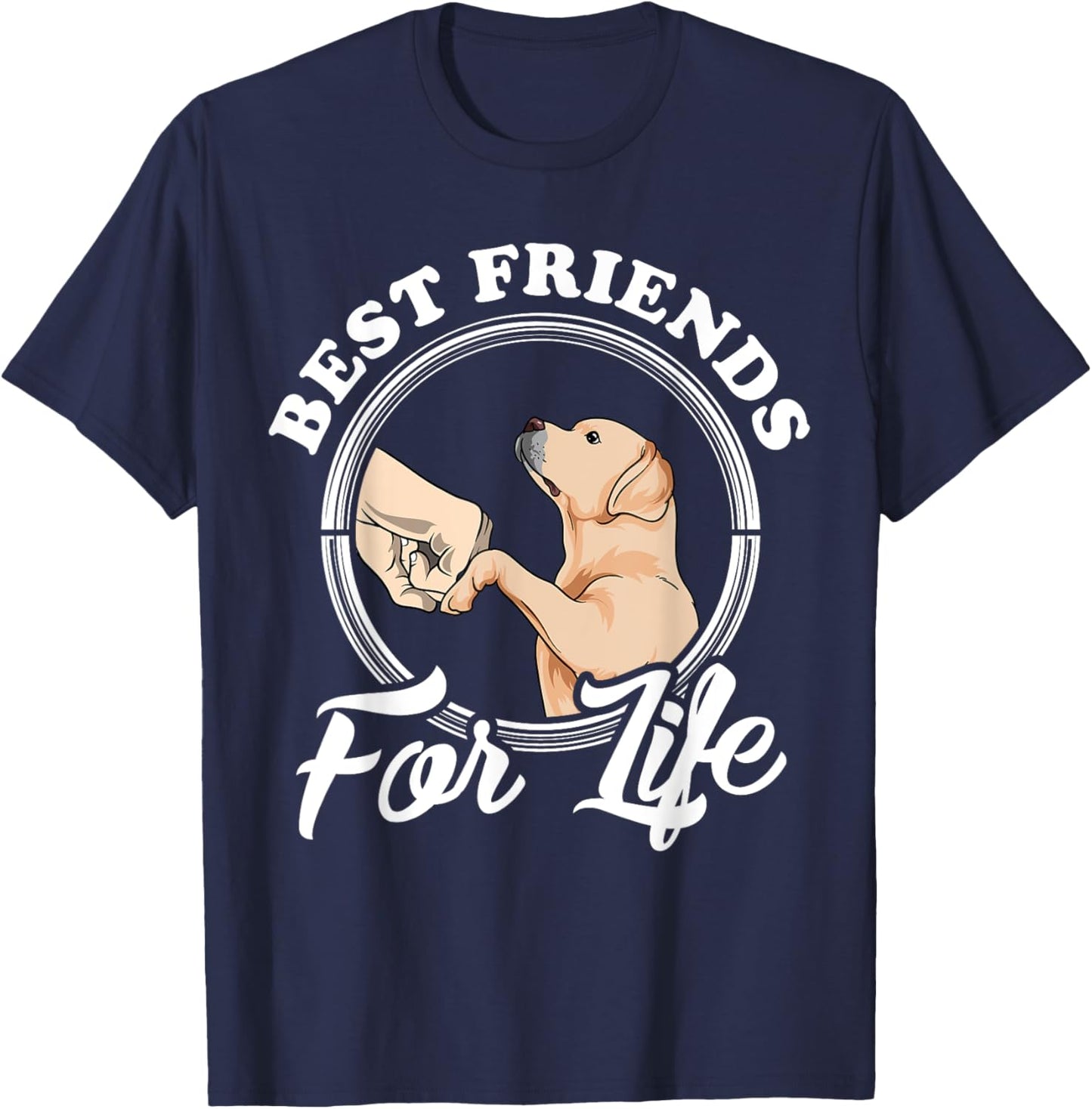 Funny Labrador Retriever Designs -Adults & Kids Labrador Lovers - Black, Short Sleeve, Small, Classic Fit T-Shirt - T-Shirt | Navy
