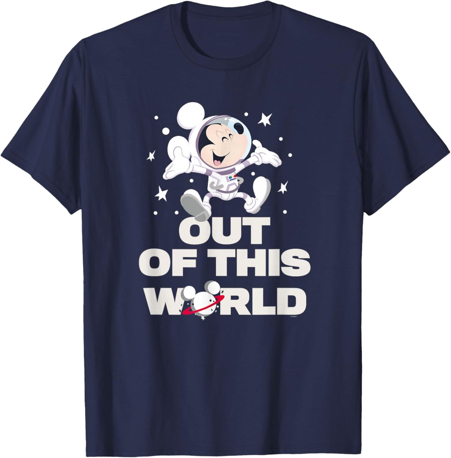 Disney Astronaut Mickey Mouse Out of This World T-Shirt - T-Shirt | Navy
