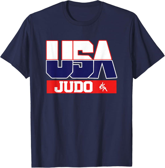 USA Team Judo - men & women American sports T-Shirt - T-Shirt | Navy