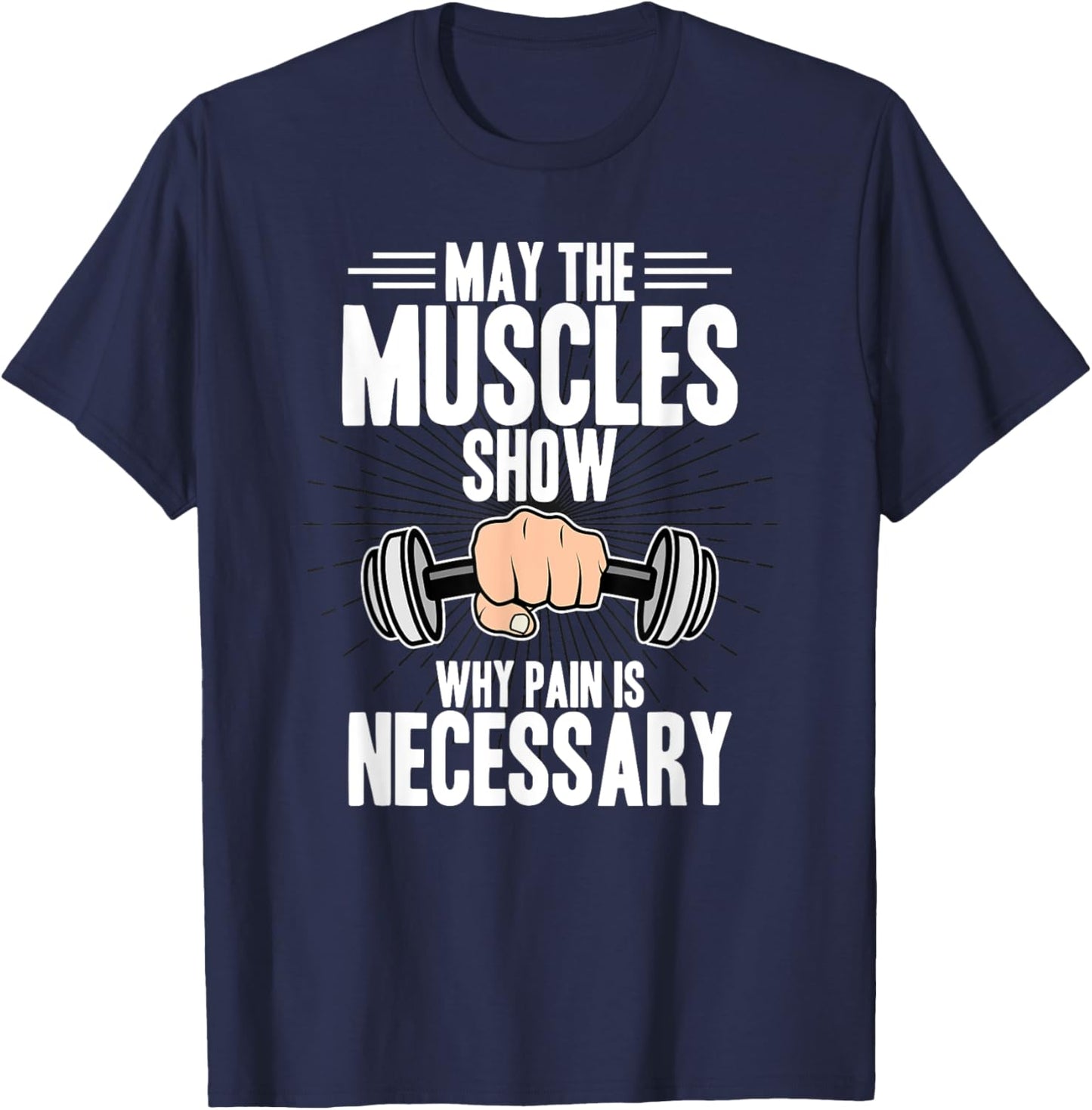 Fitness Quote Motivational Gym Motivate Personal Trainer T-Shirt - T-Shirt | Navy
