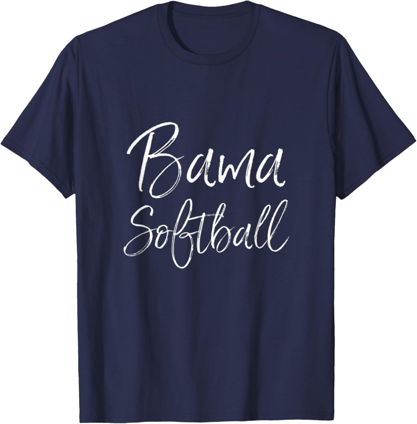 Bama Softball Alabama Southern Tuscaloosa Troy Mobile Shoals T-Shirt - T-Shirt | Navy
