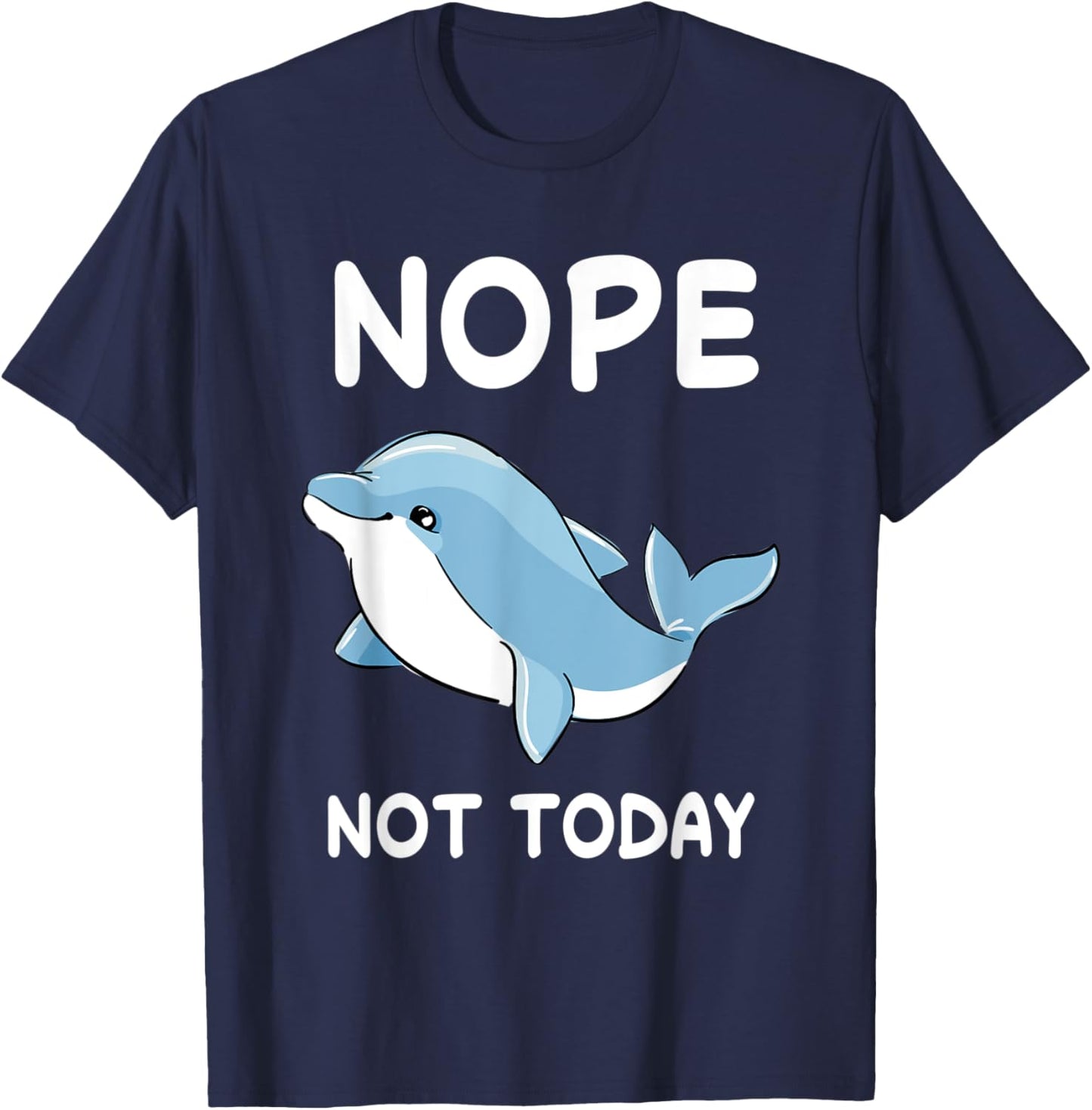 Dolphin Nap Sleeping Pajama Nightgown T-Shirt - T-Shirt | Navy