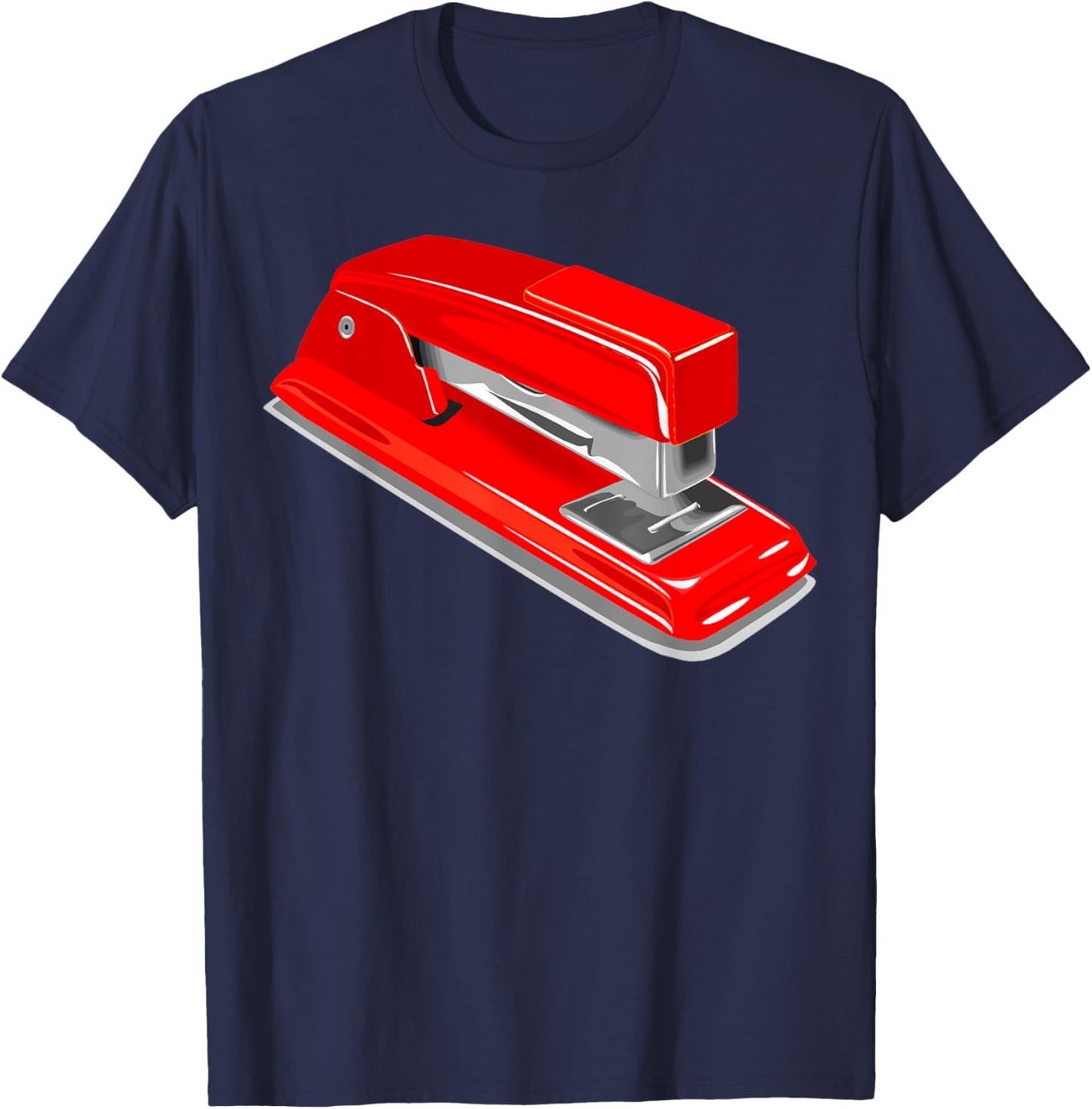 Red Stapler T-Shirt - T-Shirt | Navy